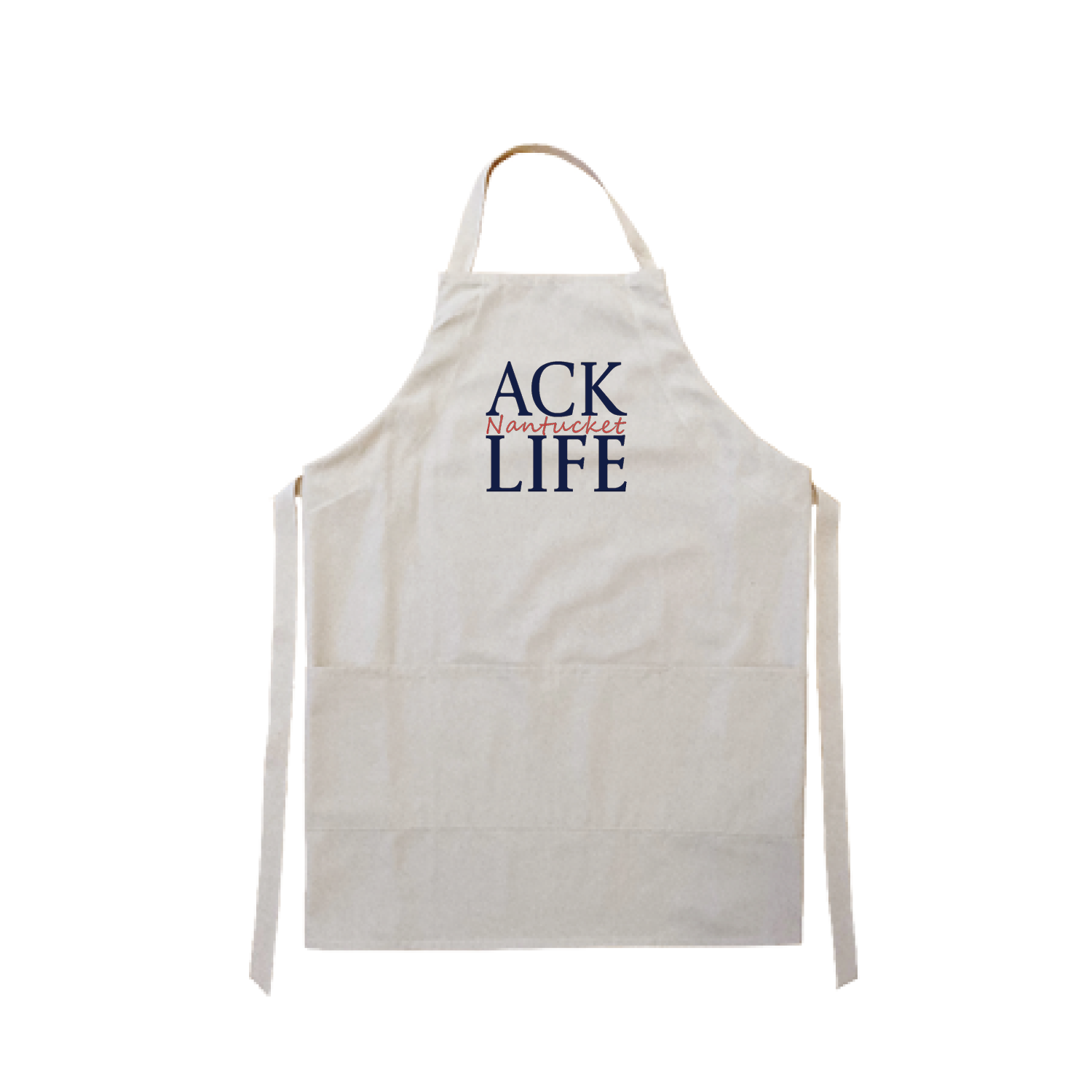 ACK Life Nantucket in nantucket red apron