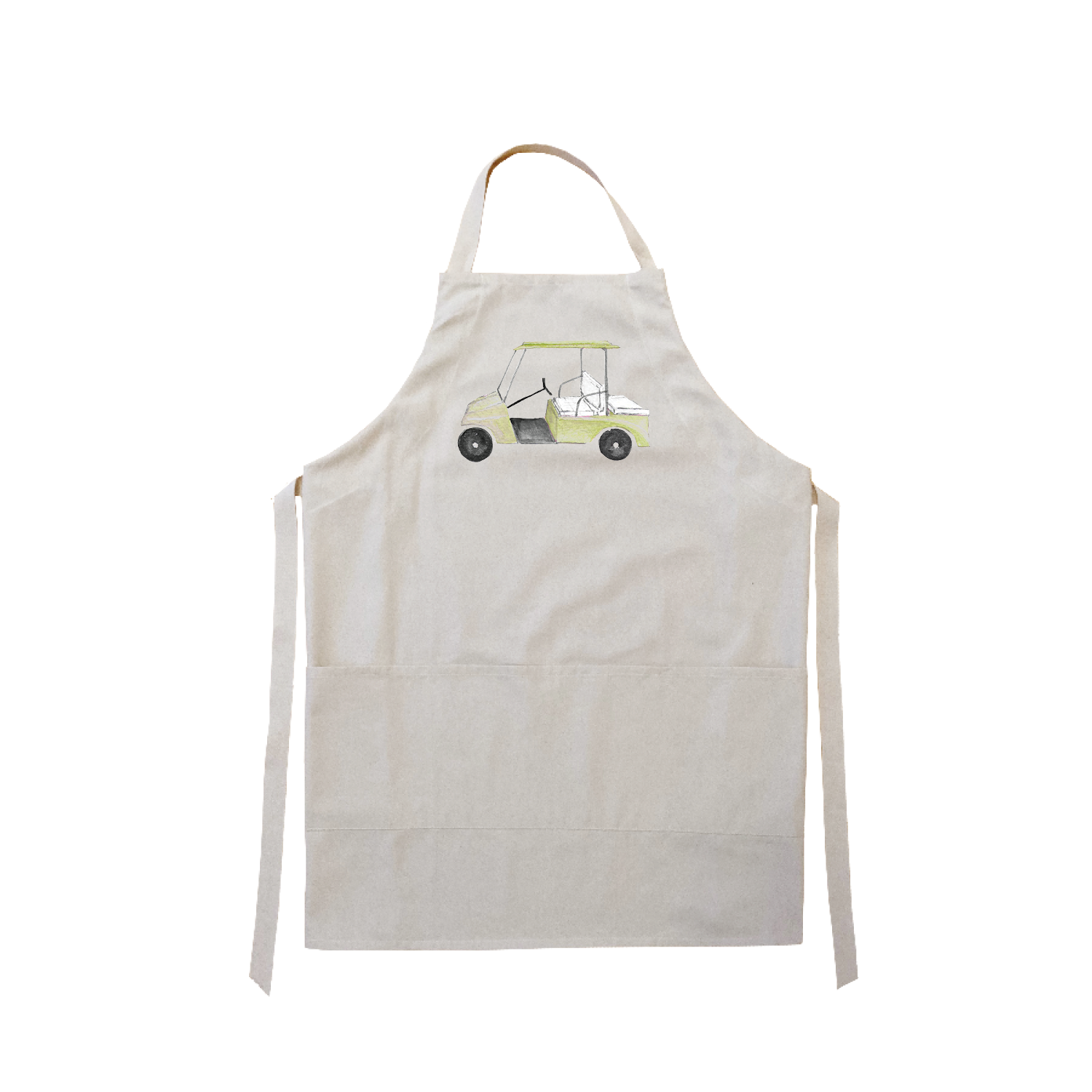 golf cart yellow apron