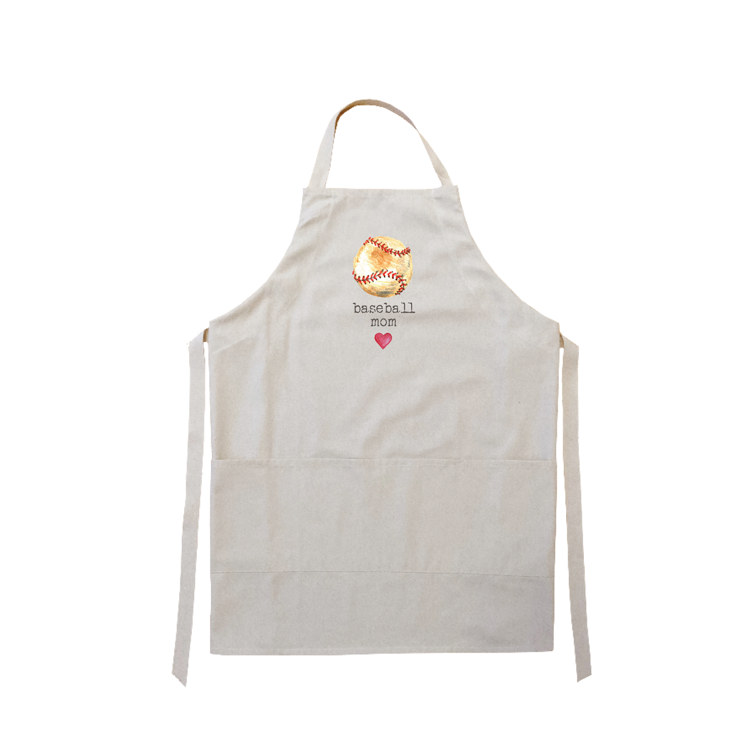 baseball mom apron