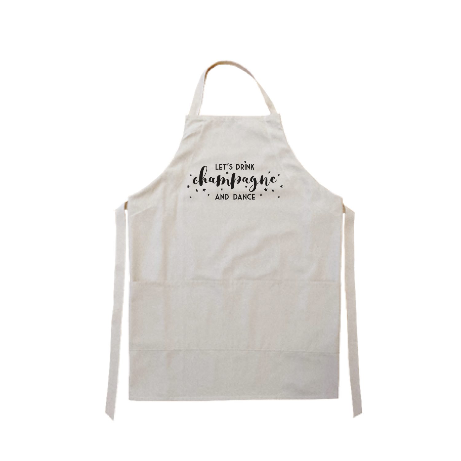 champagne and dance apron