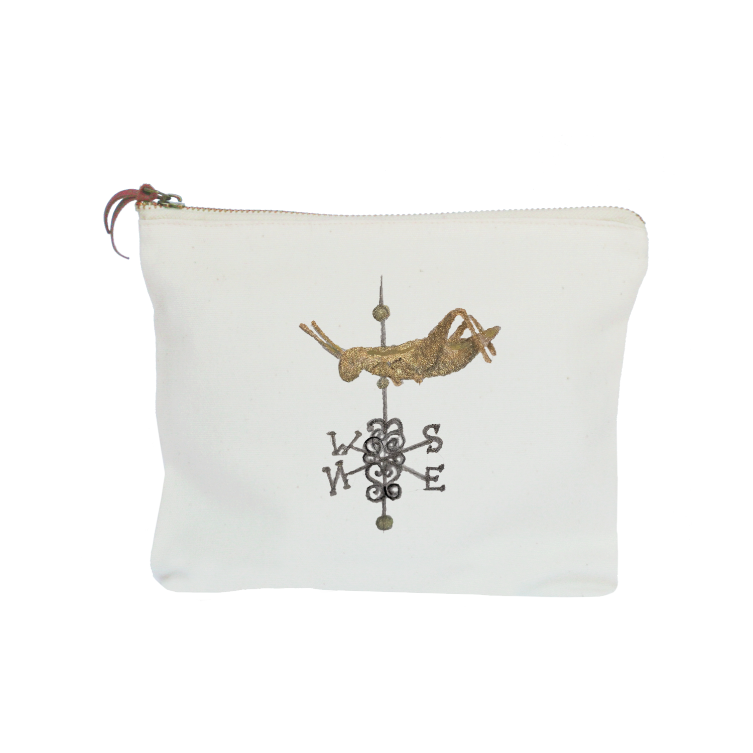 faneuil hall weathervane zipper pouch