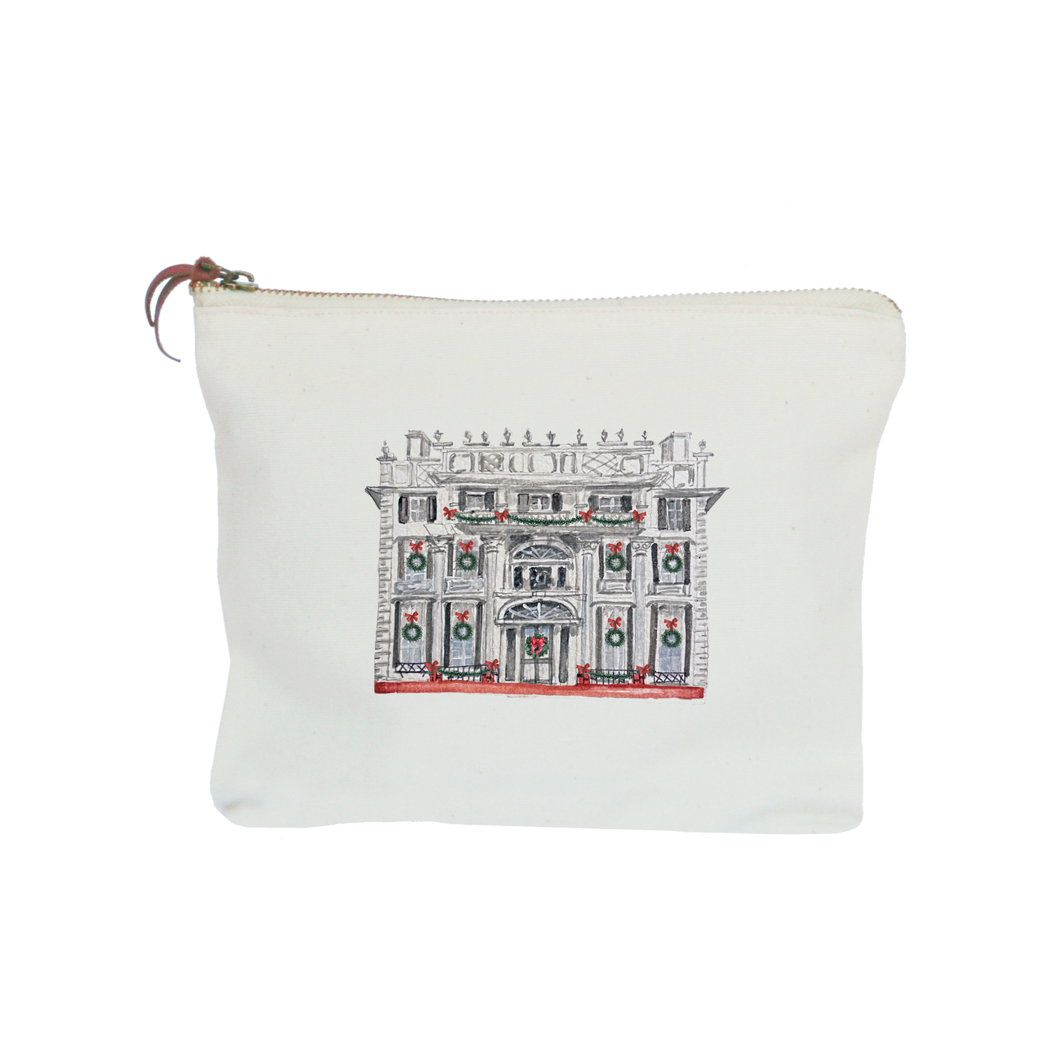 linden place holiday zipper pouch