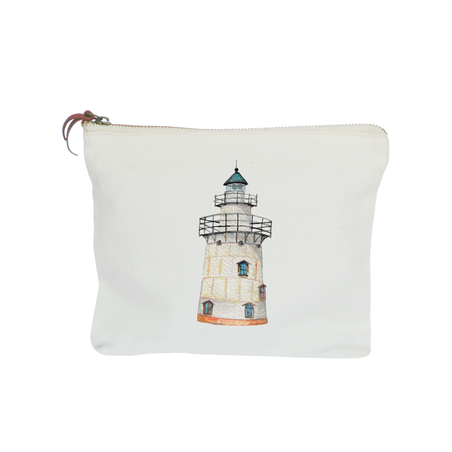 saybrook lighthouse zipper pouch