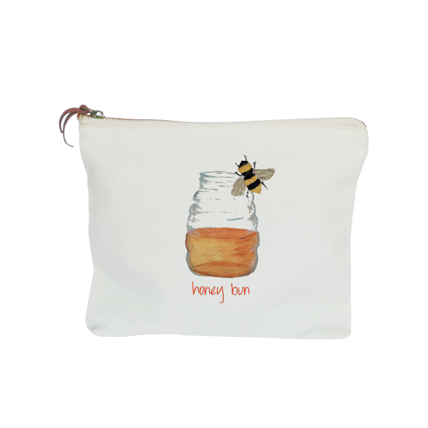 honey bun zipper pouch