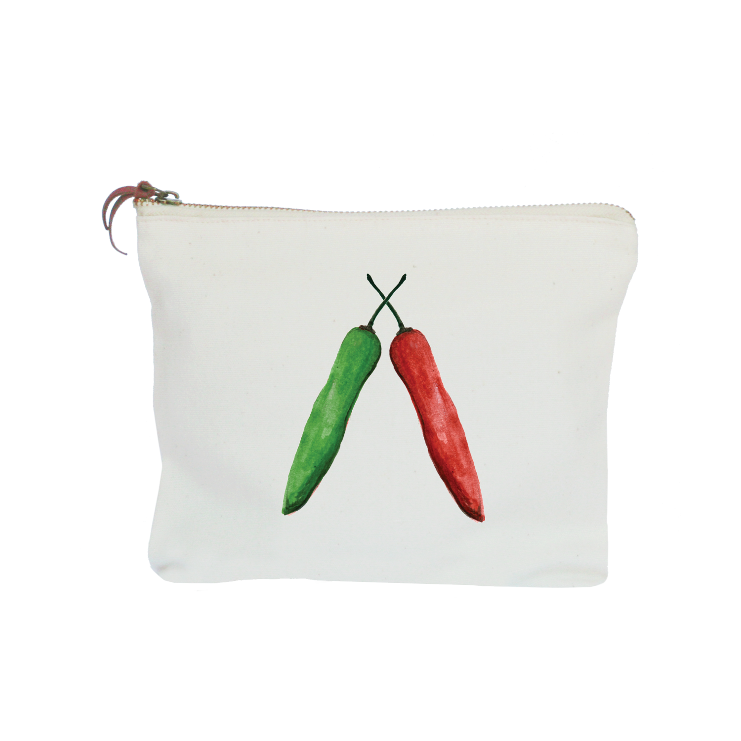 peppers together zipper pouch
