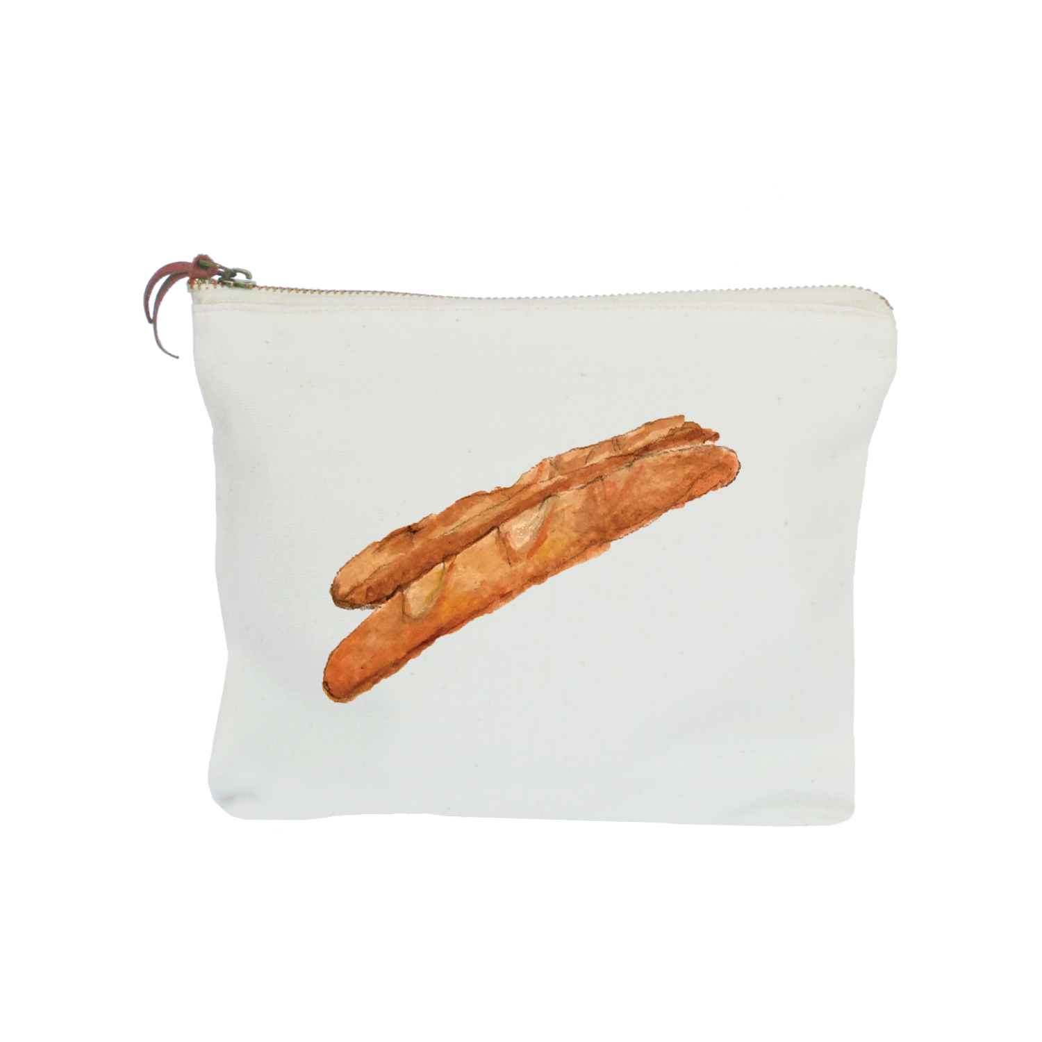 baguette zipper pouch