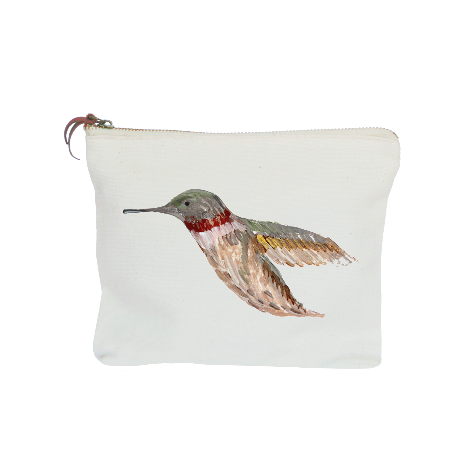 hummingbird zipper pouch