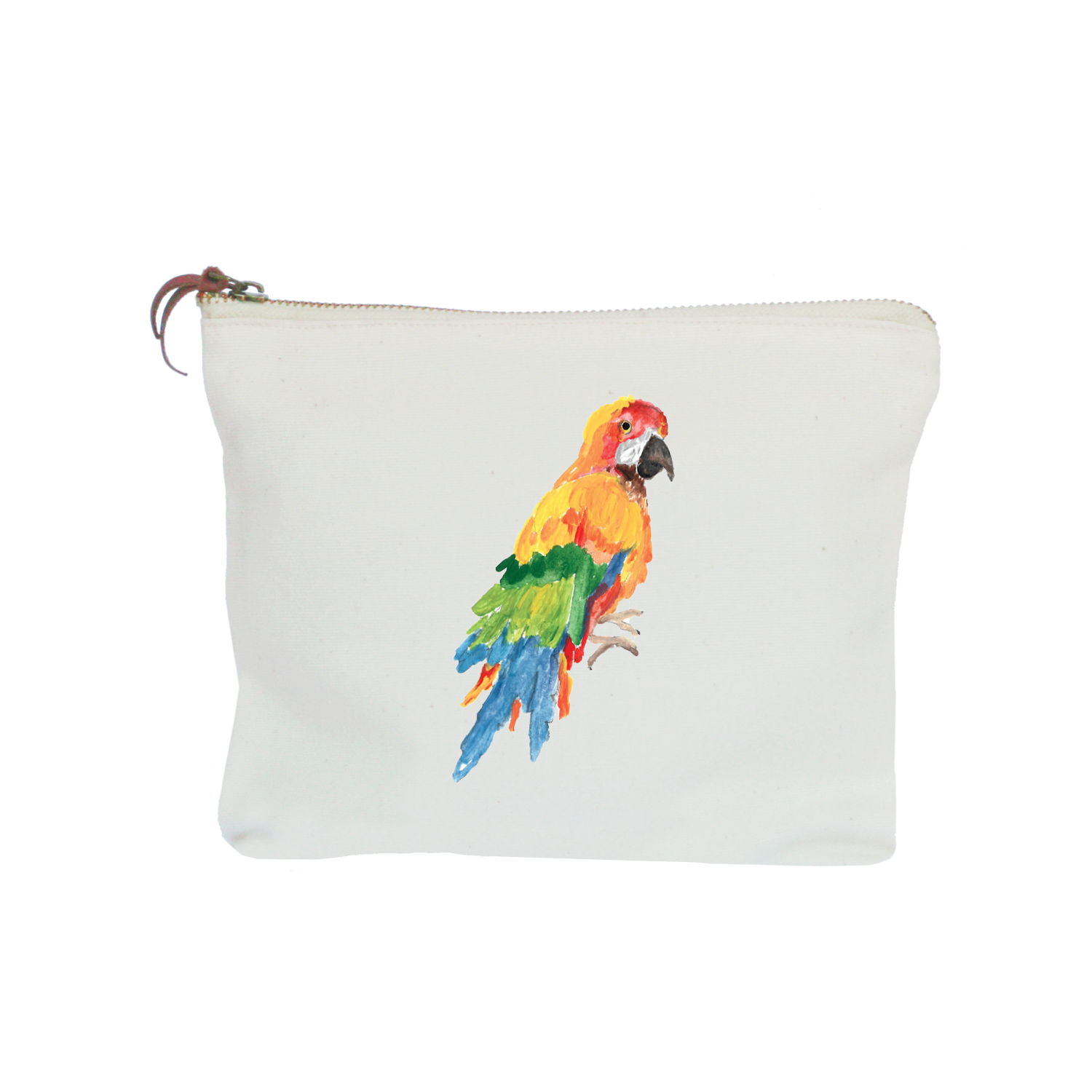 parrot zipper pouch
