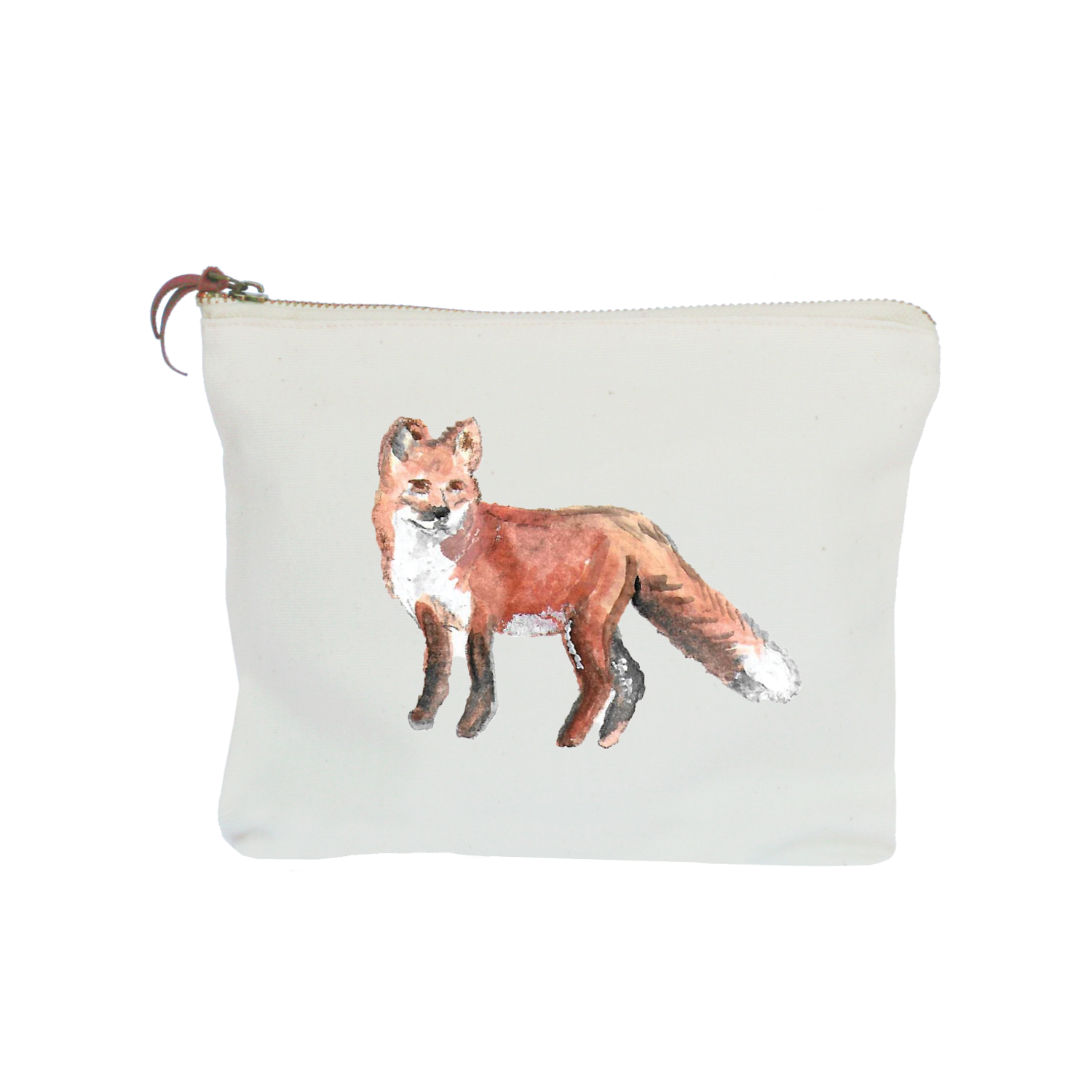 fox zipper pouch
