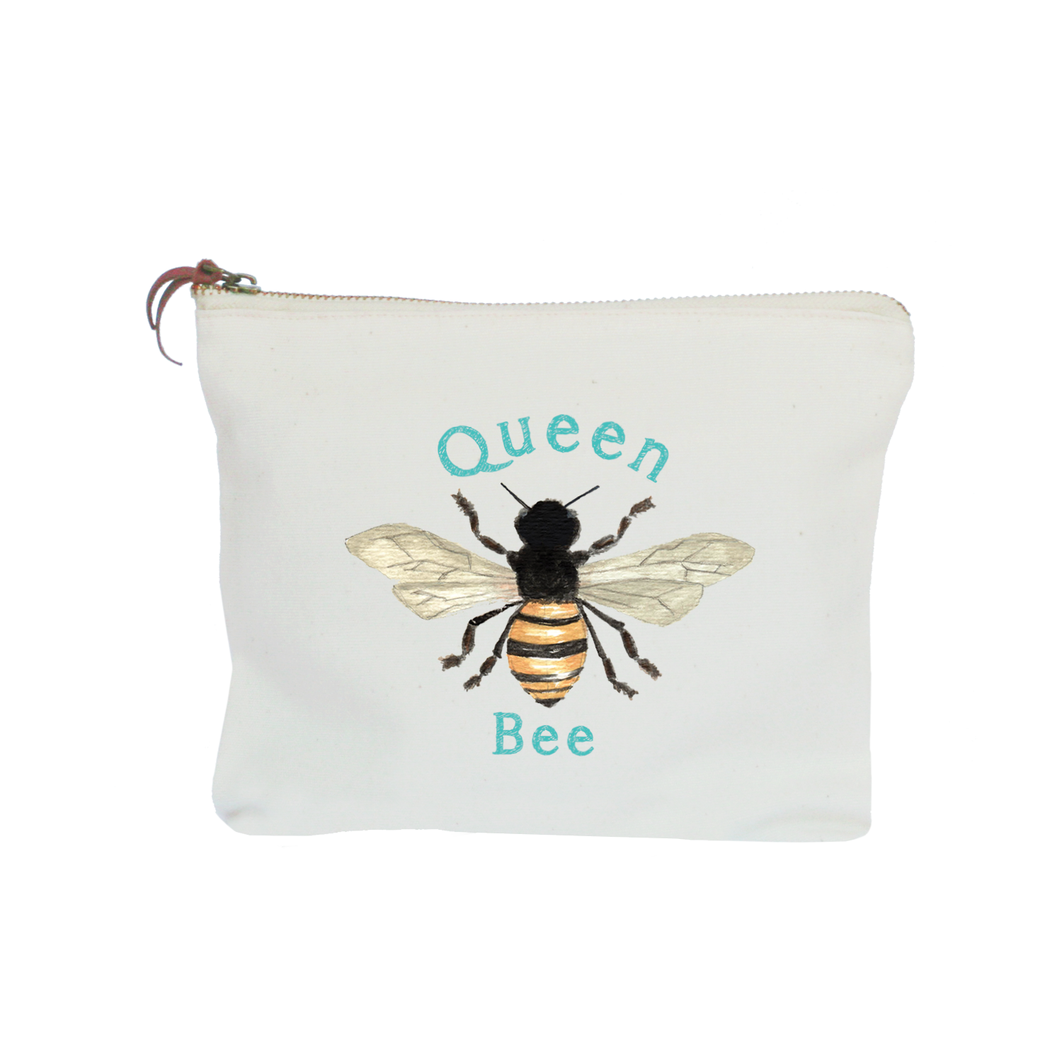 queen bee zipper pouch