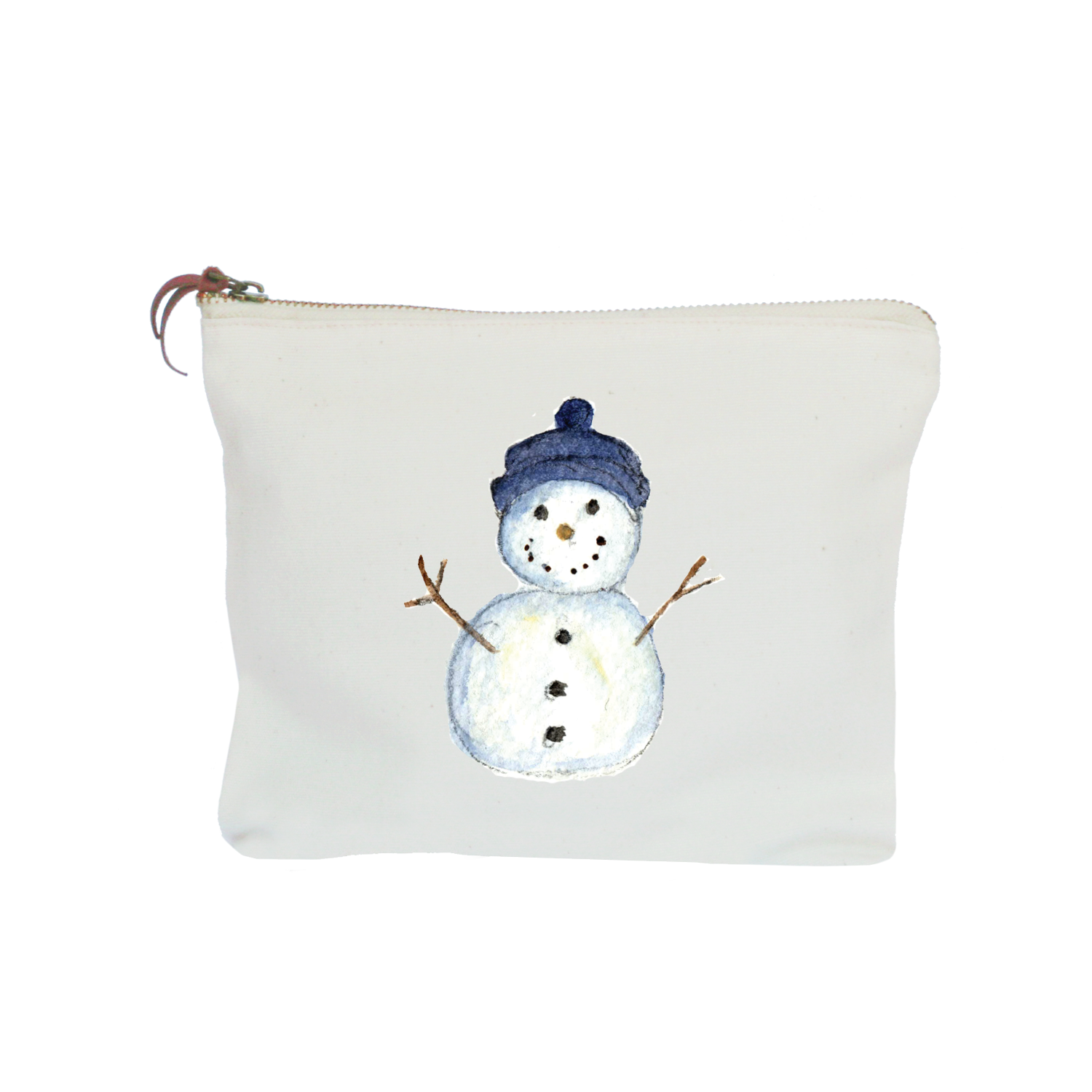 snowman baby zipper pouch