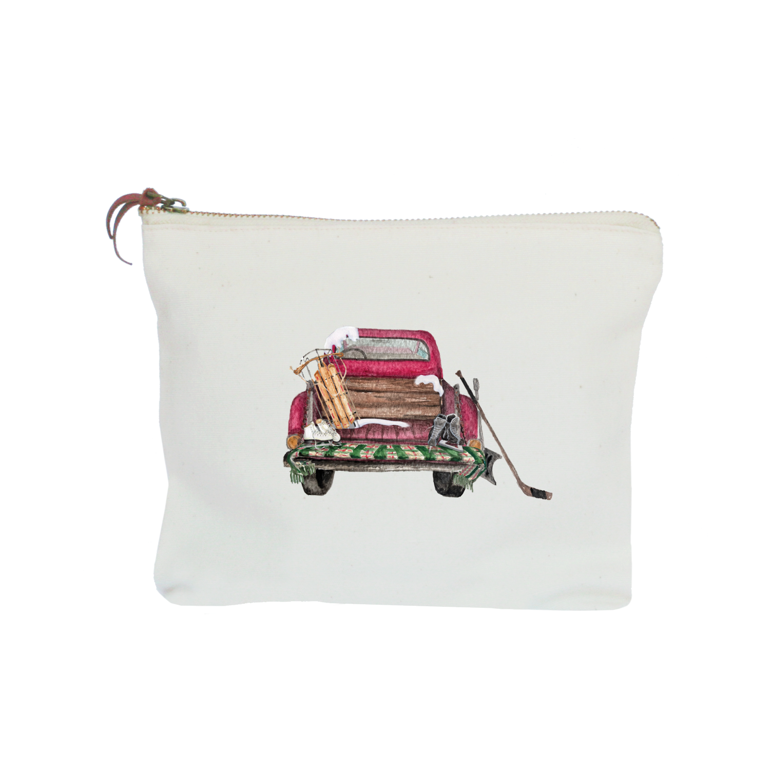 pick up truck skating zipper pouch