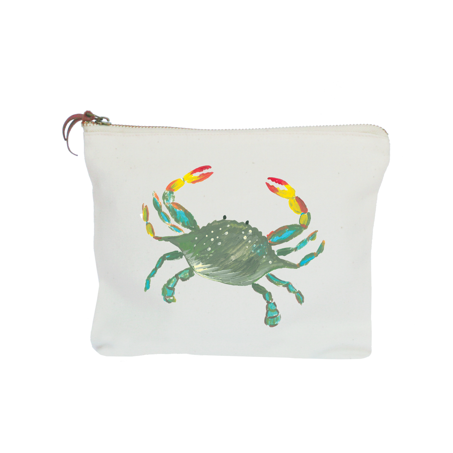 crab zipper pouch