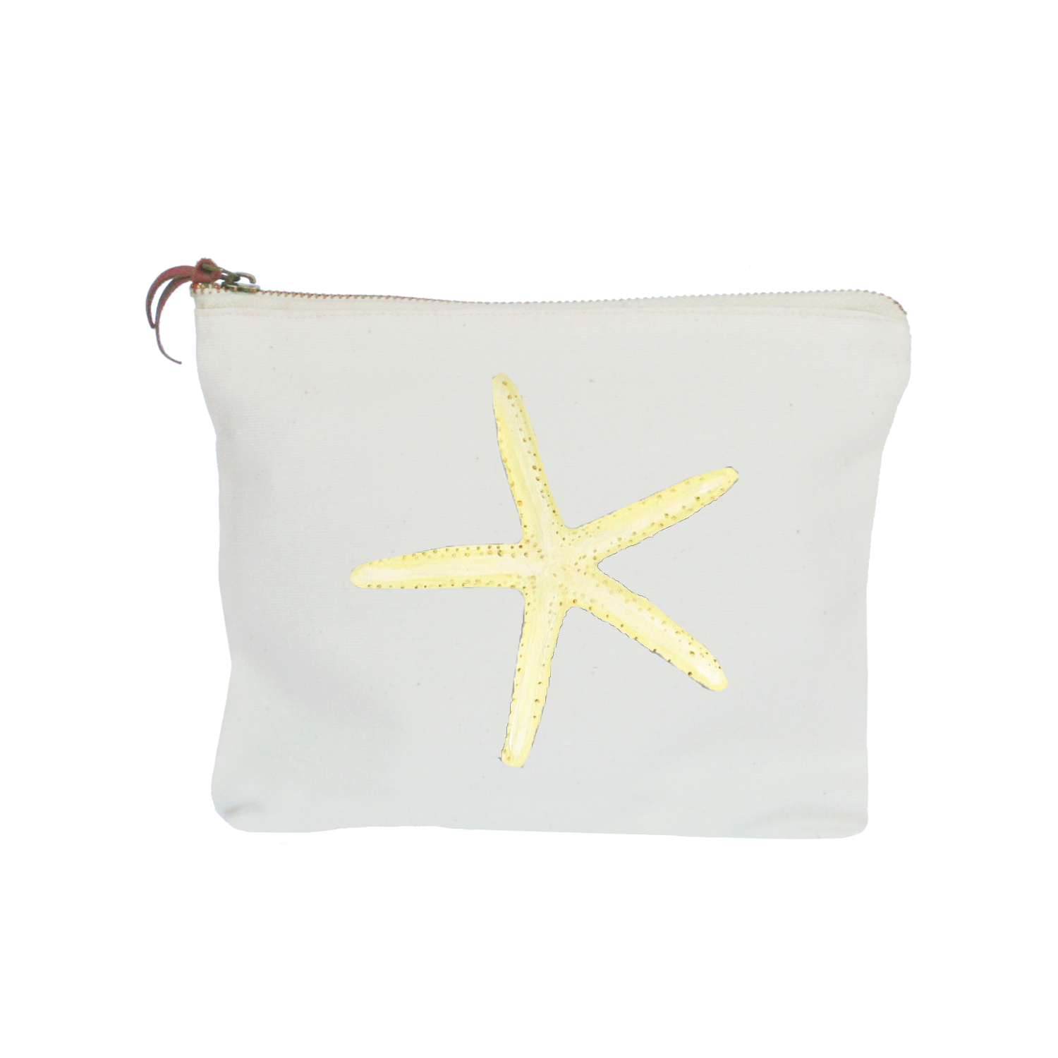 starfish zipper pouch