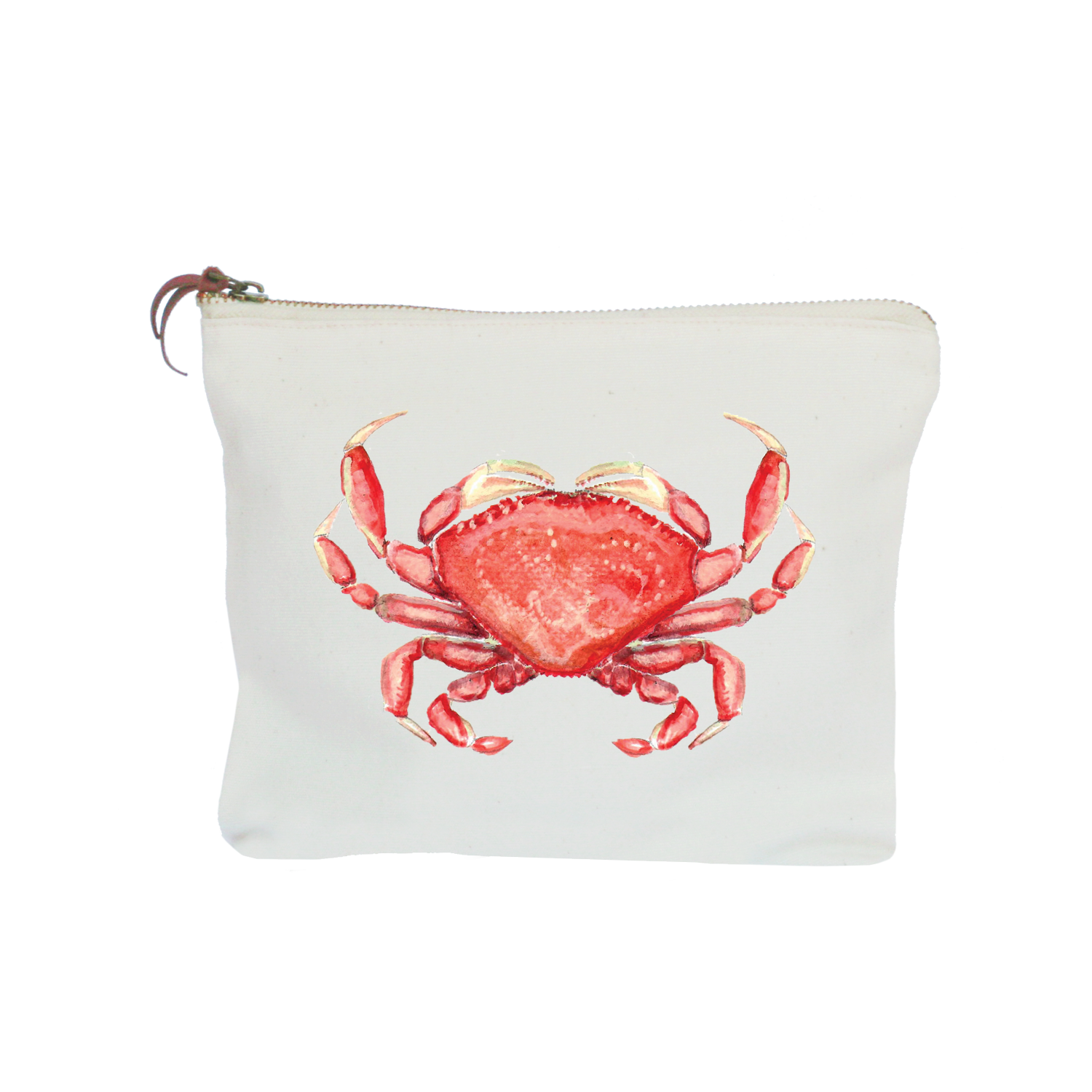 dungeness crab zipper pouch