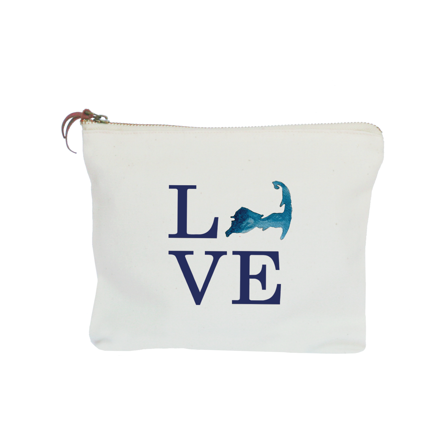 love cape cod zipper pouch