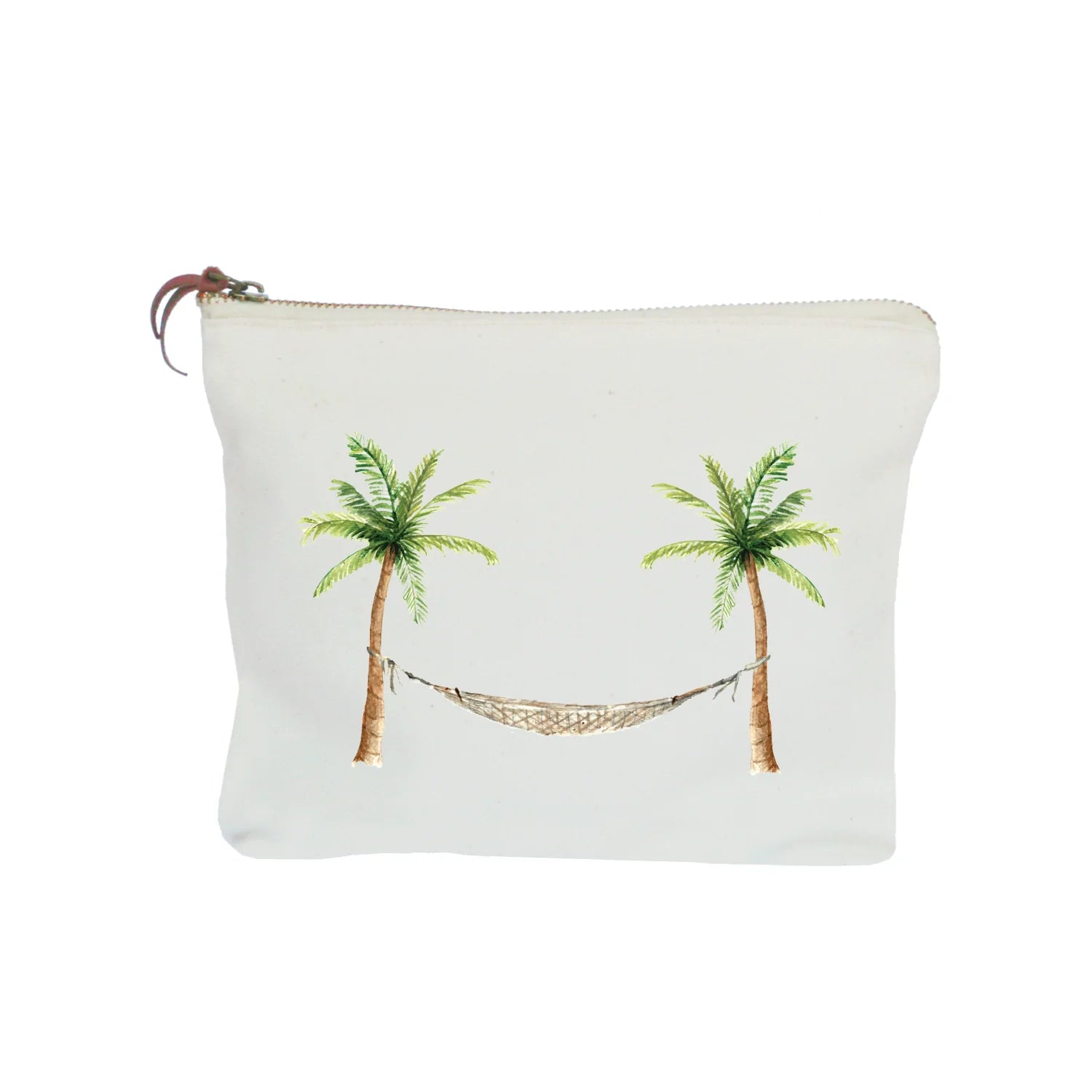 palm trees with hammock zipper pouch