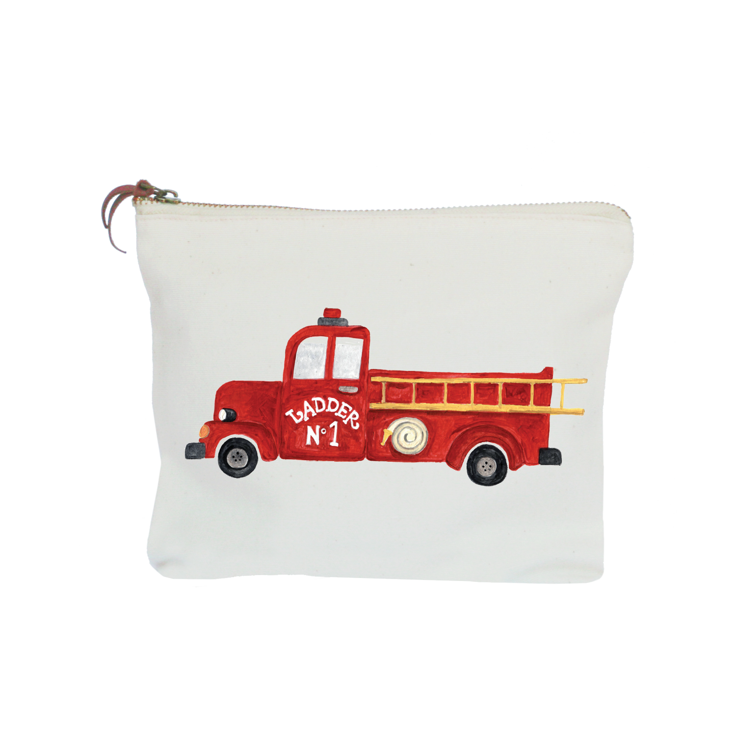 fire truck zipper pouch