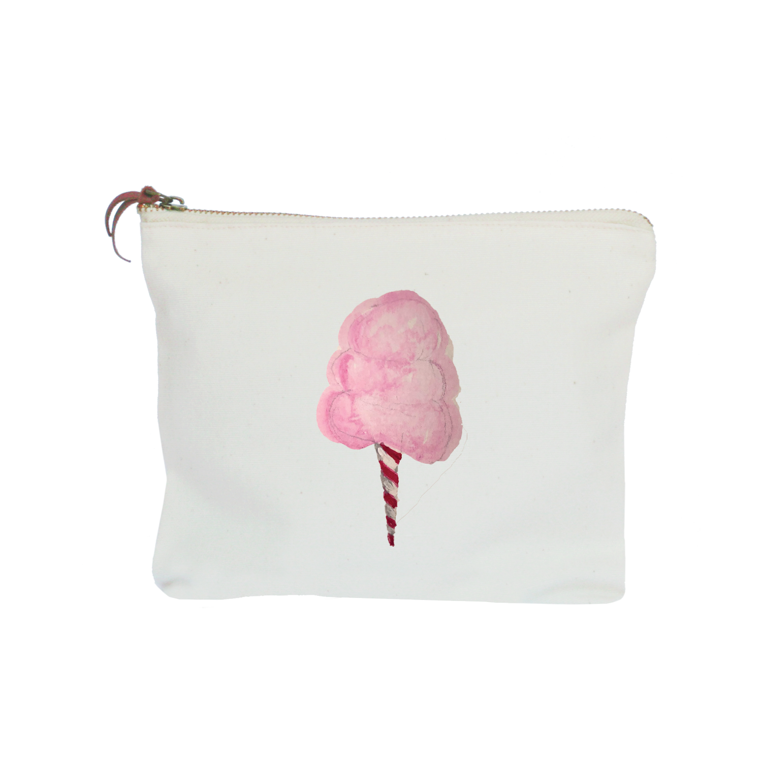 cotton candy zipper pouch