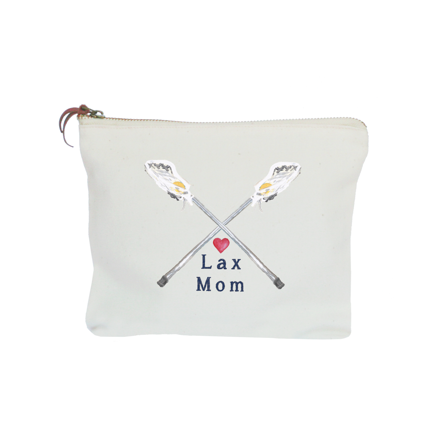 lax mom zipper pouch