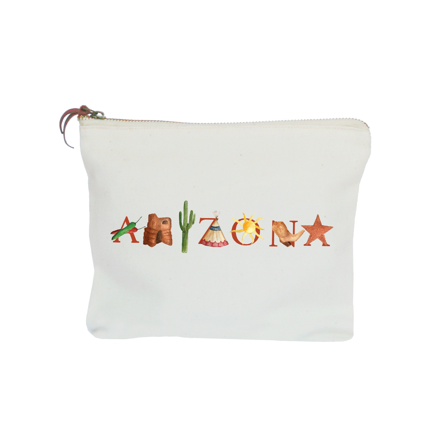 Arizona zipper pouch