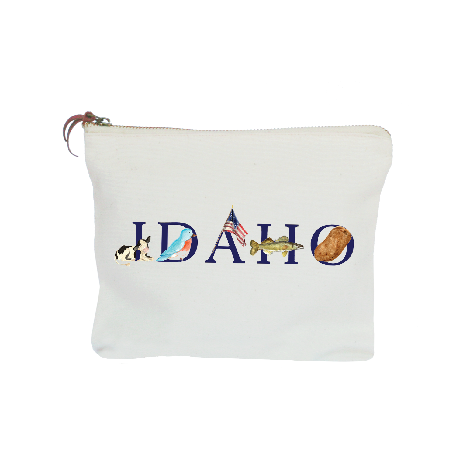 Idaho zipper pouch