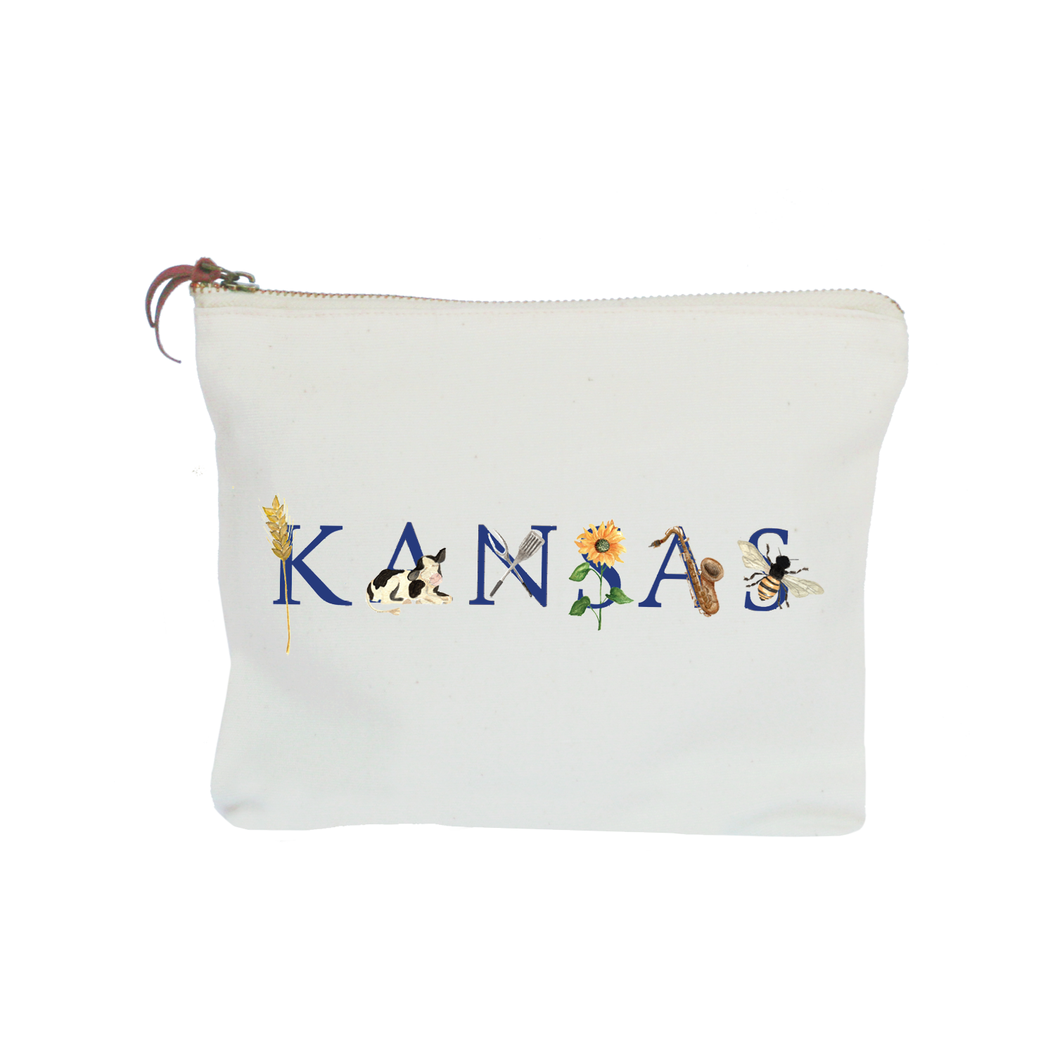 Kansas zipper pouch