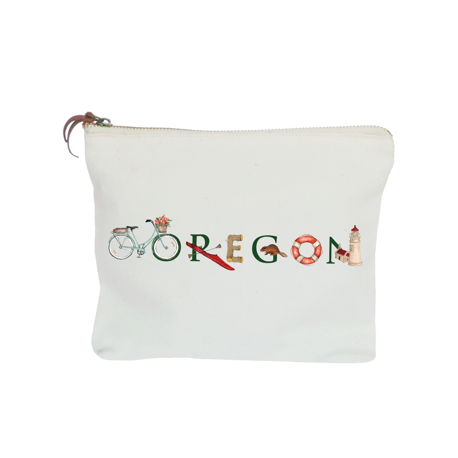 Oregon zipper pouch