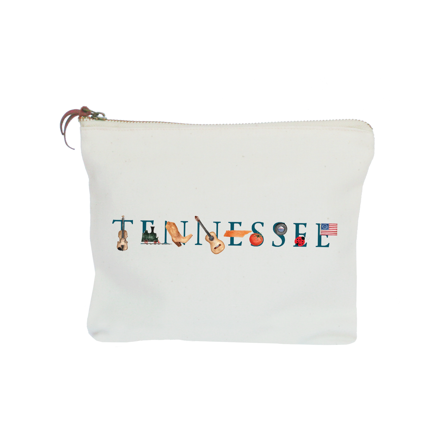Tennessee zipper pouch