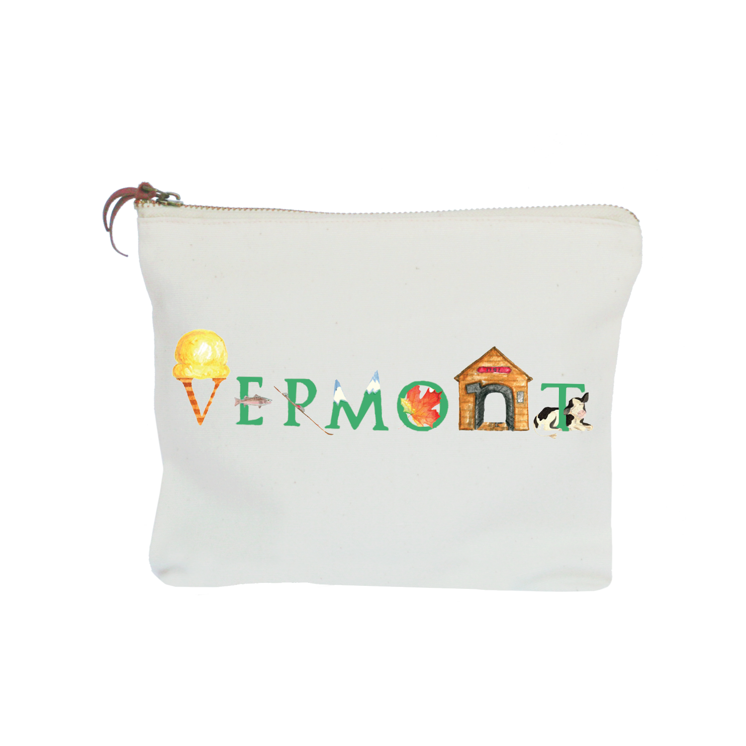 Vermont zipper pouch