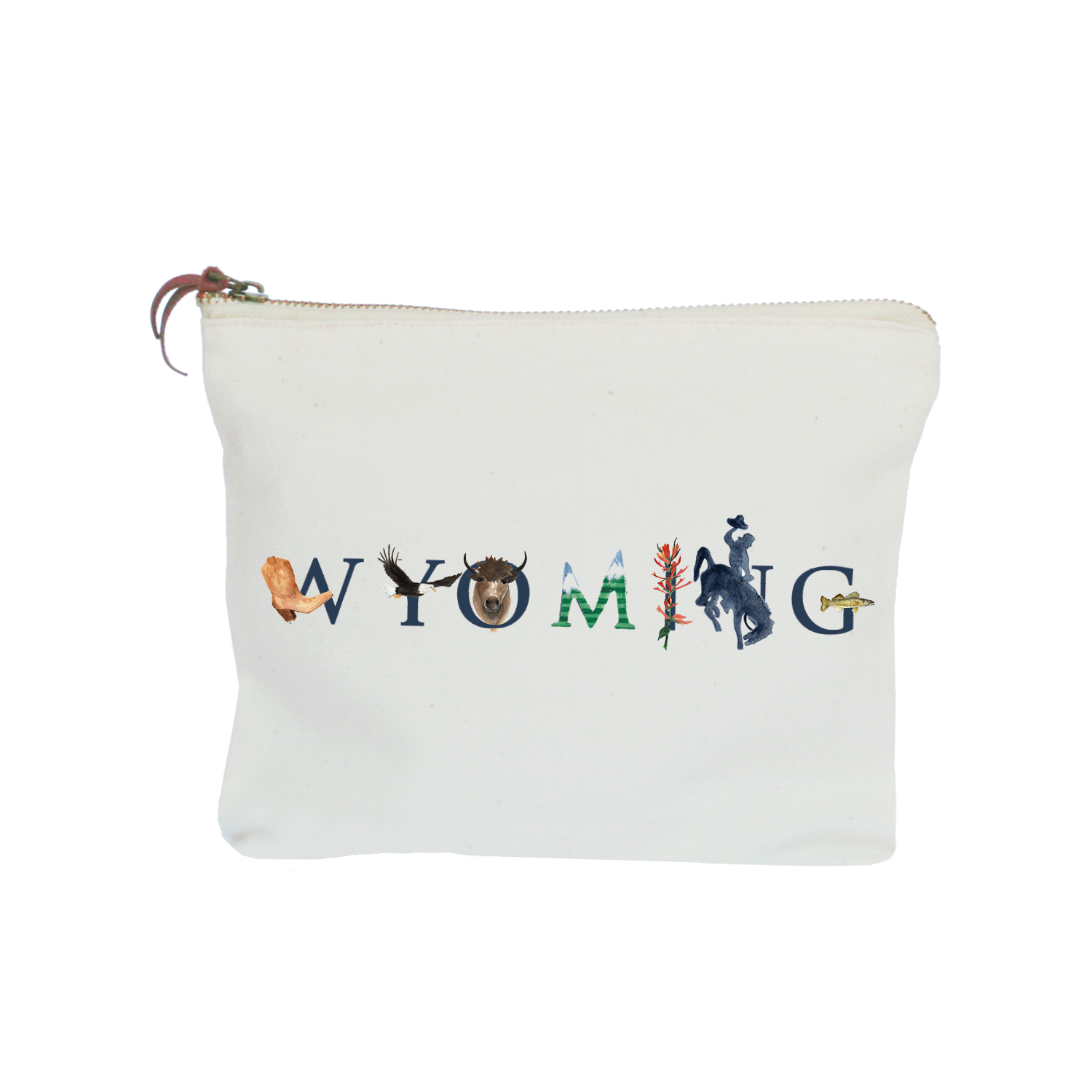 Wyoming zipper pouch