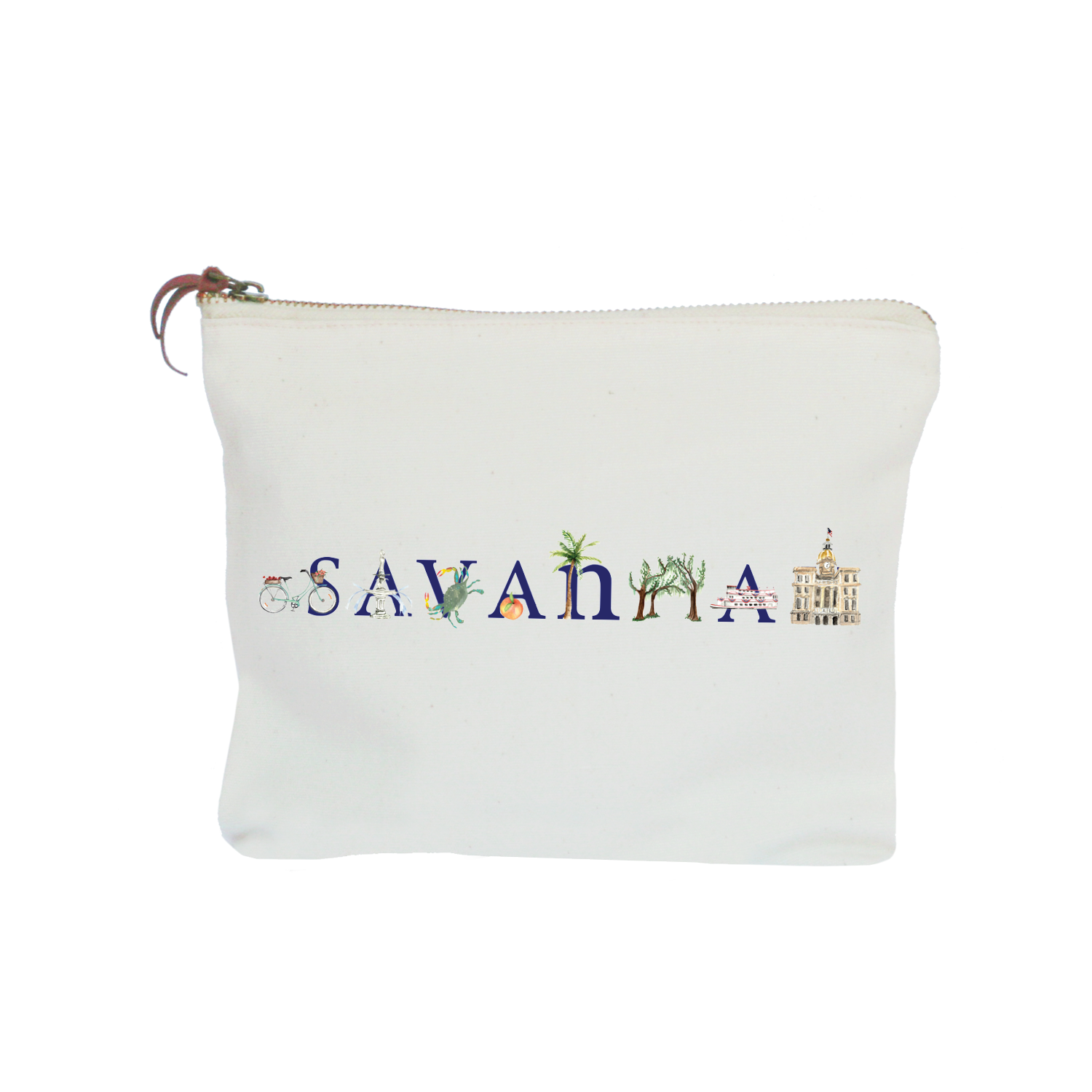 Savannah zipper pouch