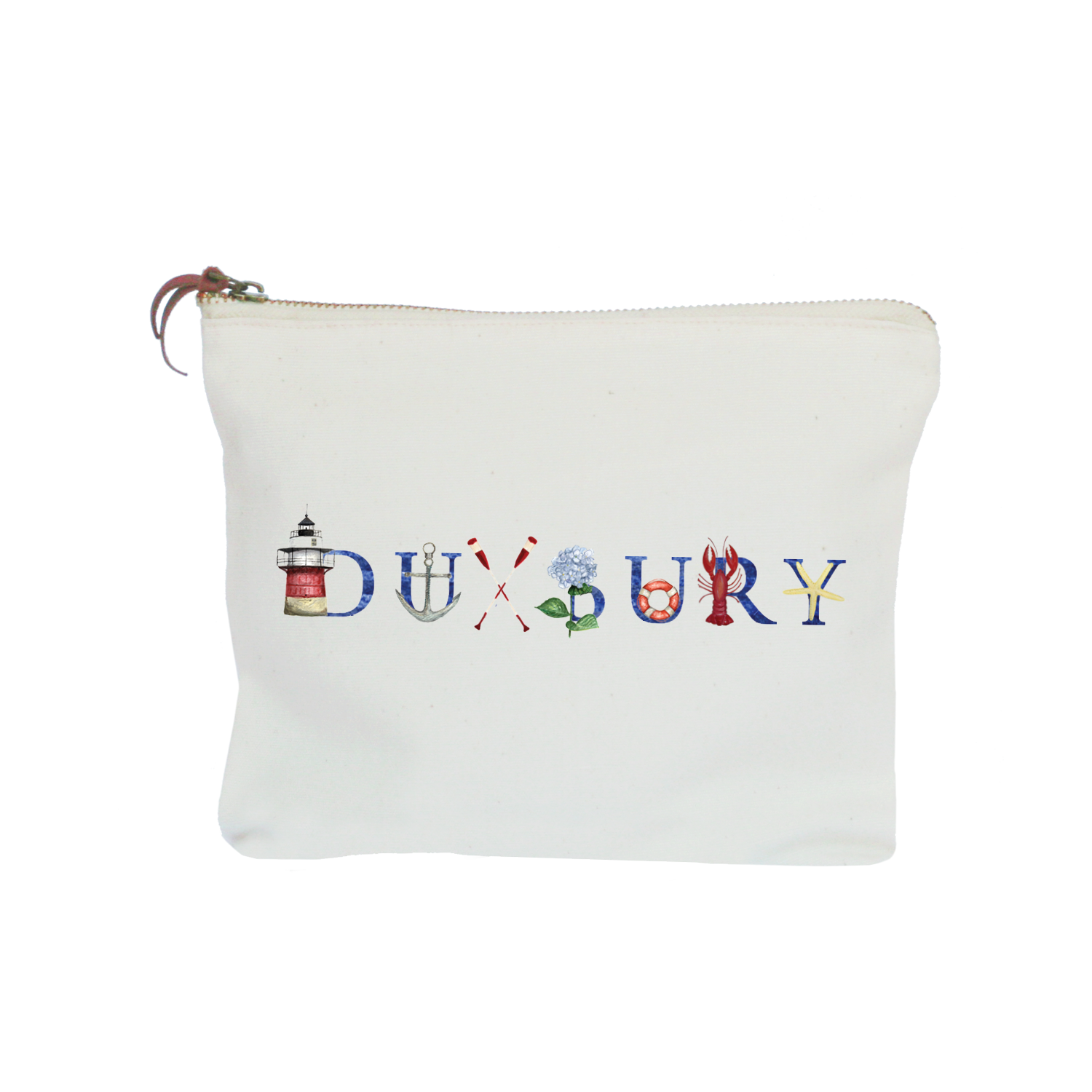 Duxbury zipper pouch