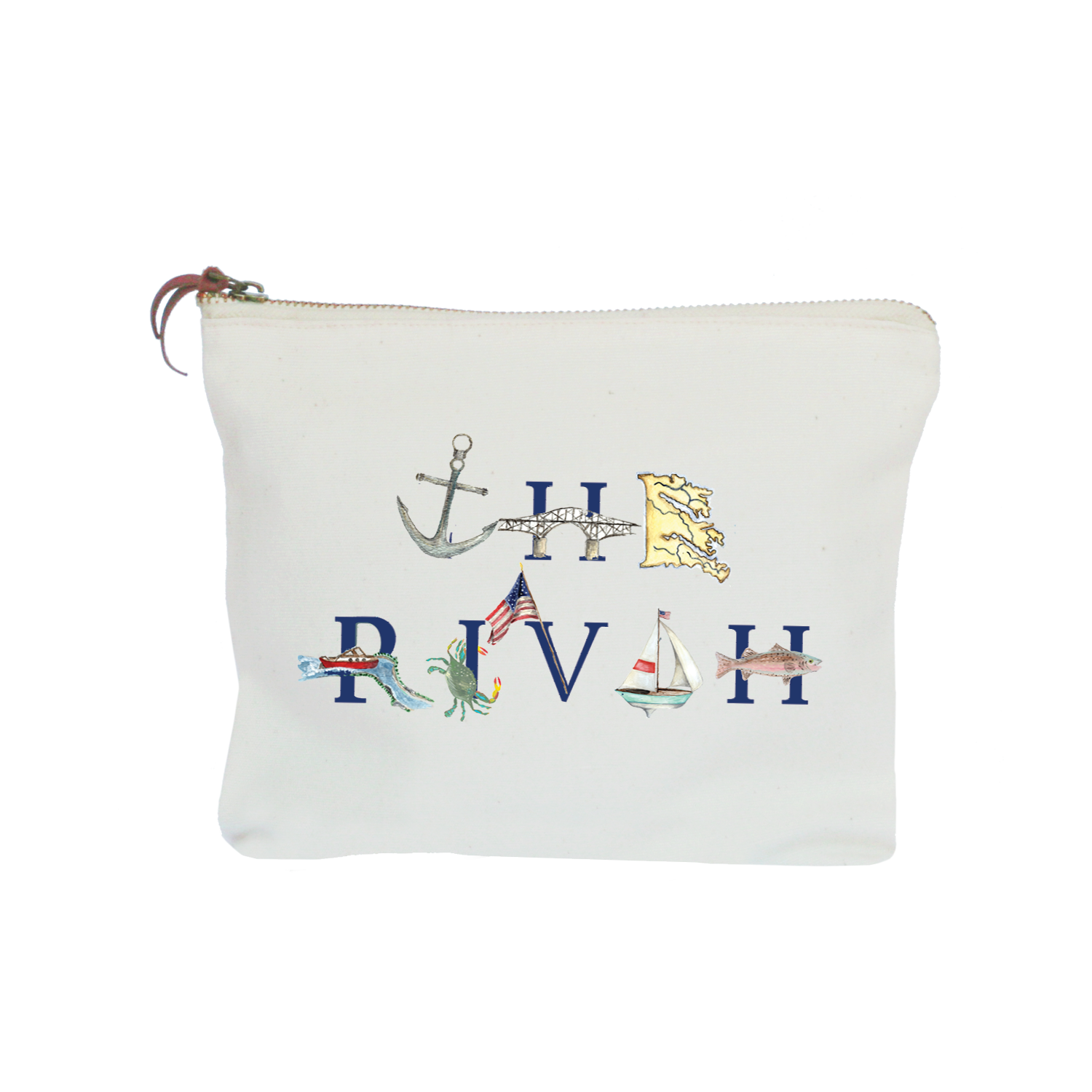 The Rivah zipper pouch