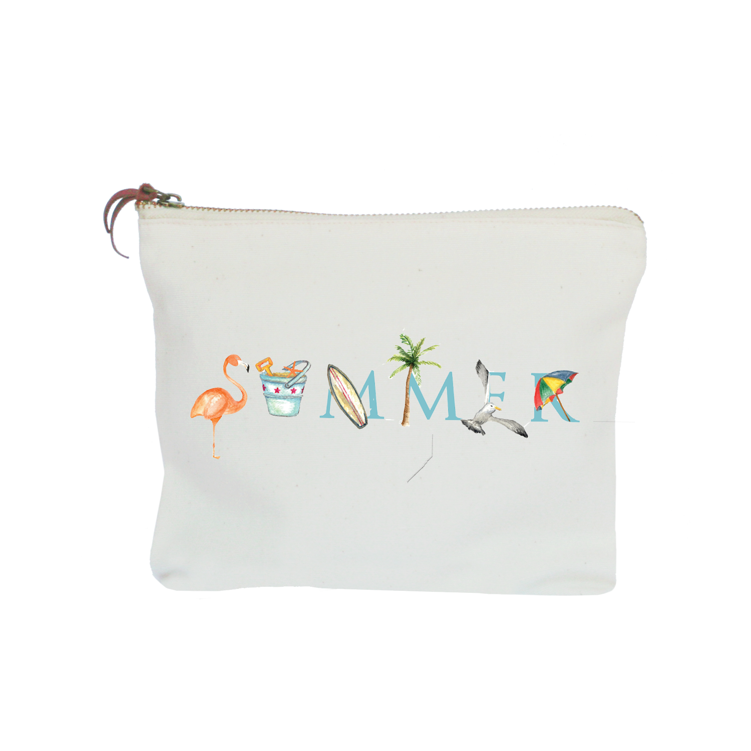 Summer zipper pouch