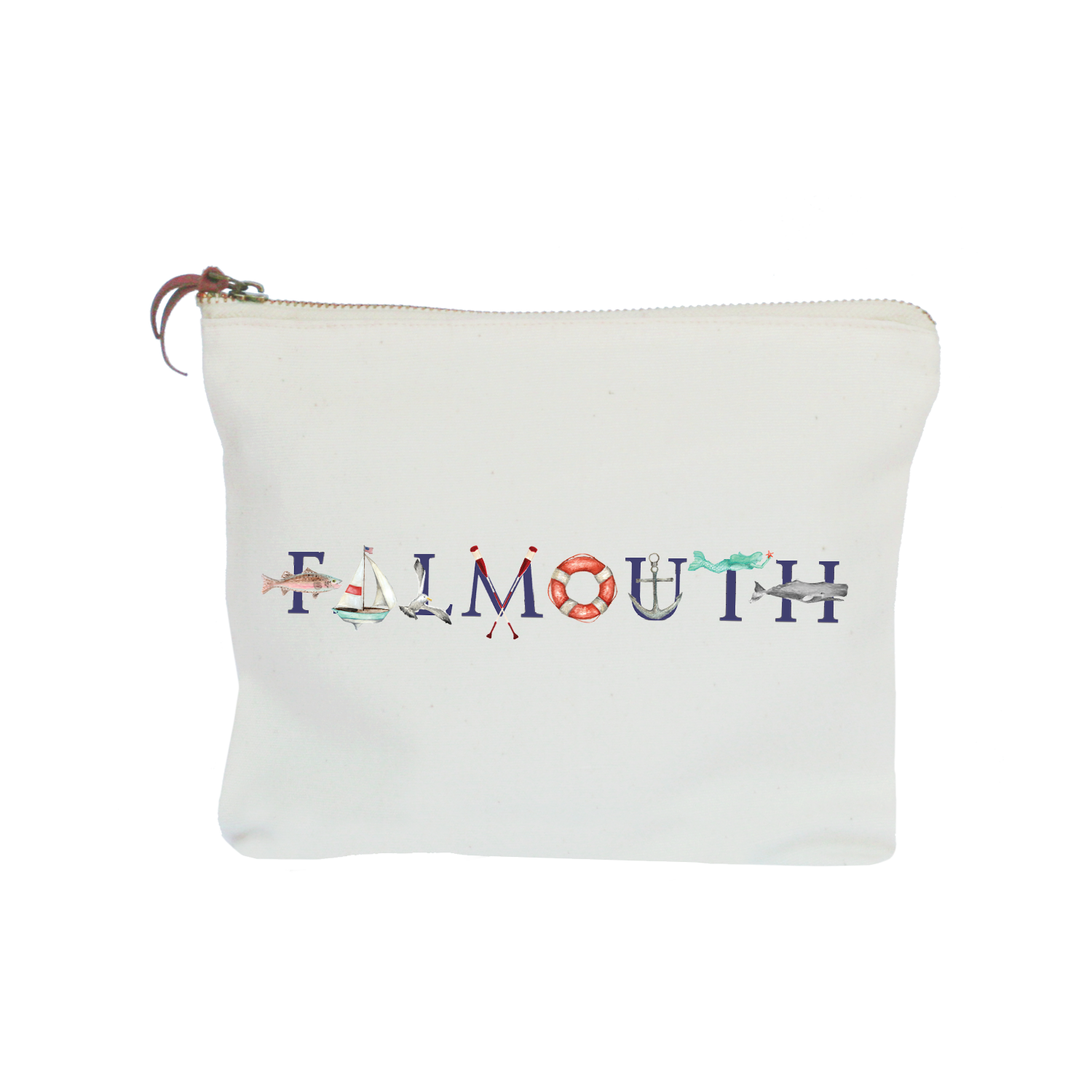 Falmouth zipper pouch