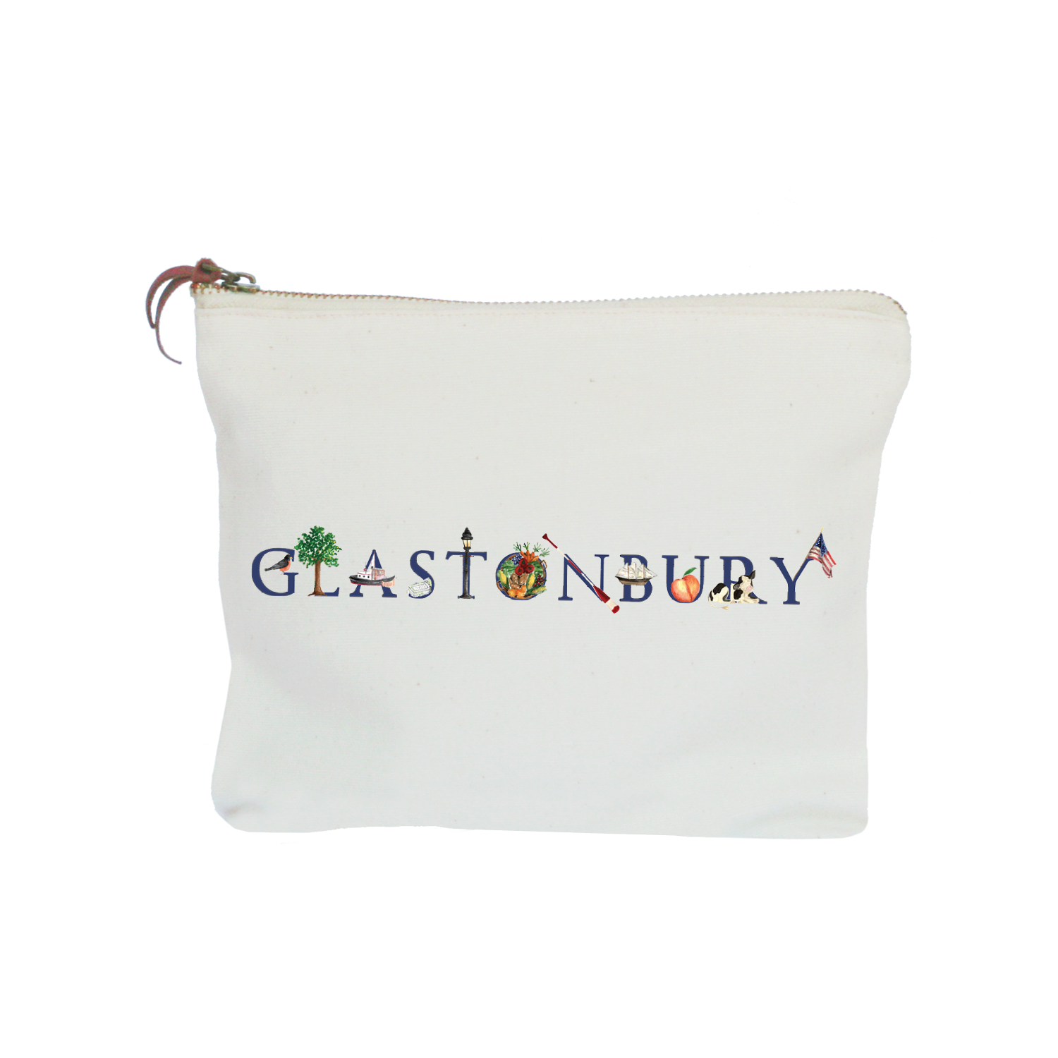 Glastonbury zipper pouch