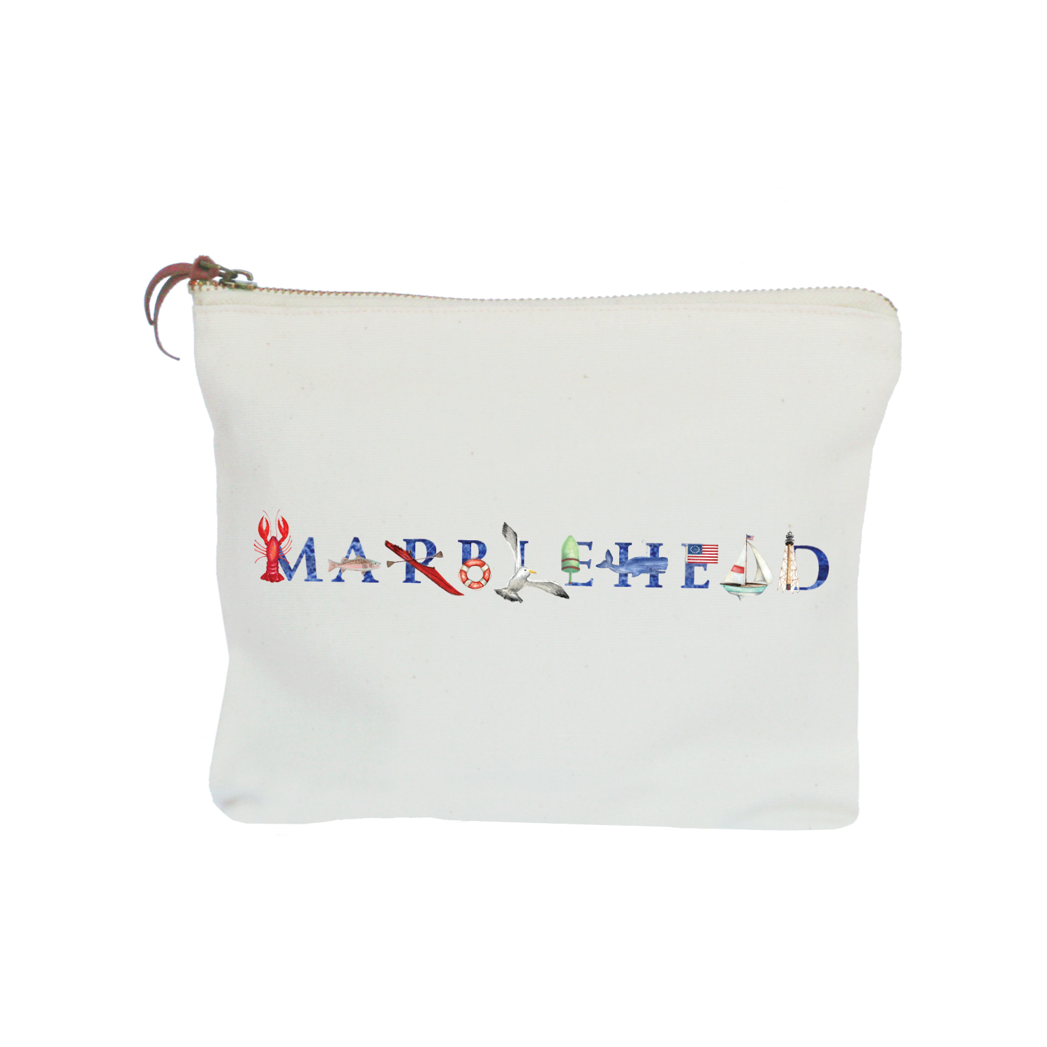 Marblehead zipper pouch