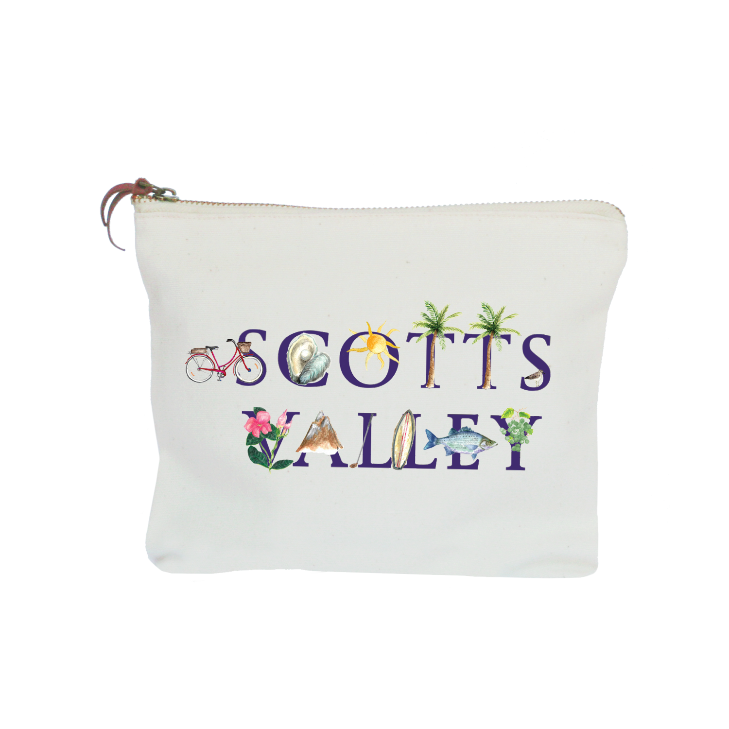 scotts valley zipper pouch