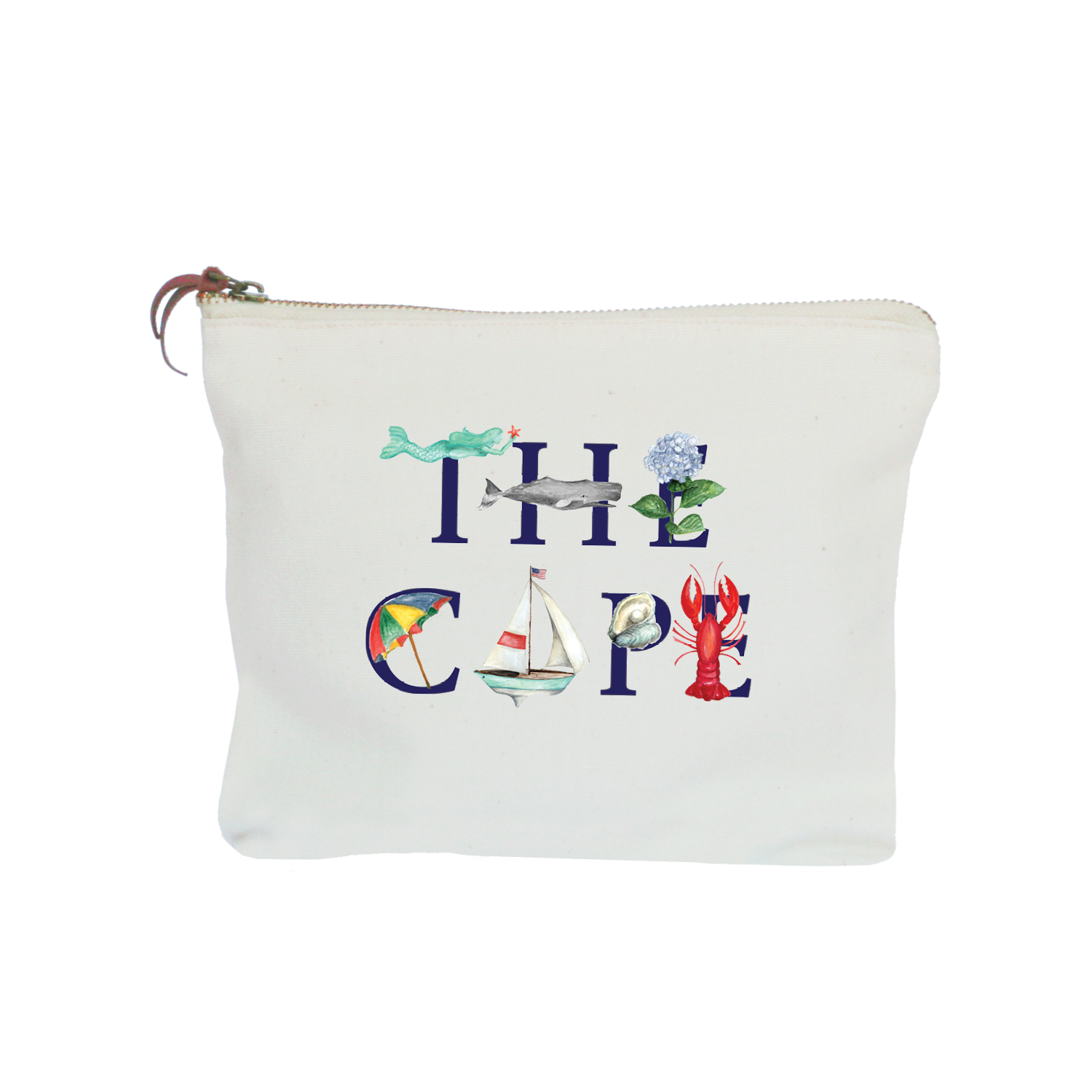 the cape zipper pouch