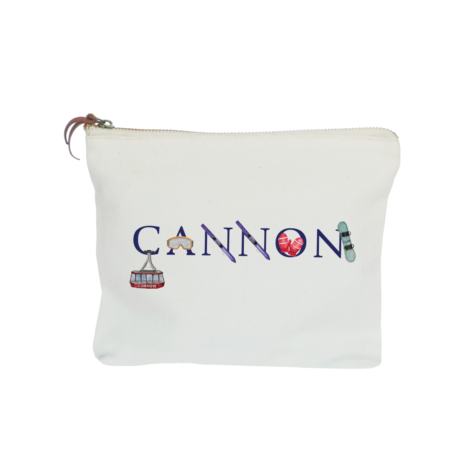 cannon zipper pouch
