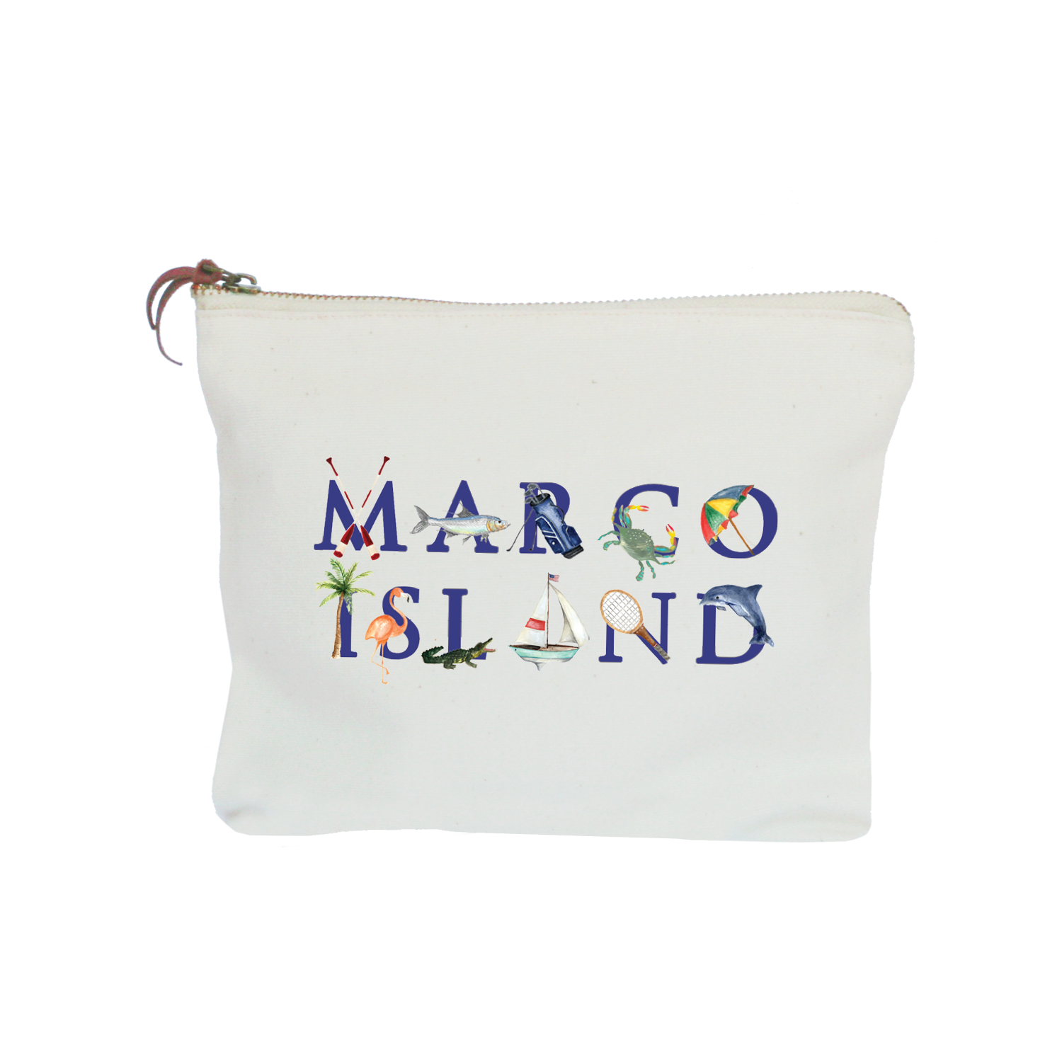 marco island zipper pouch