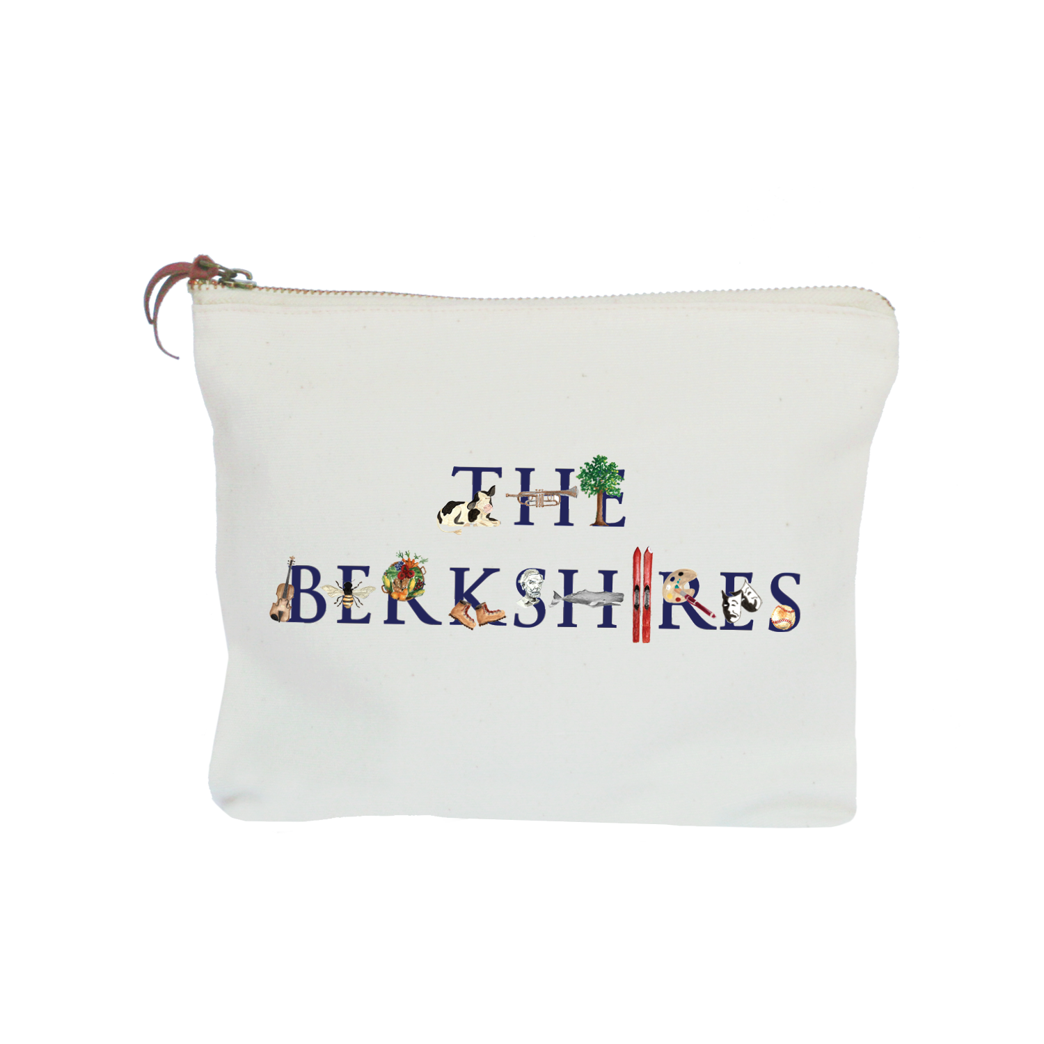 the berkshires zipper pouch