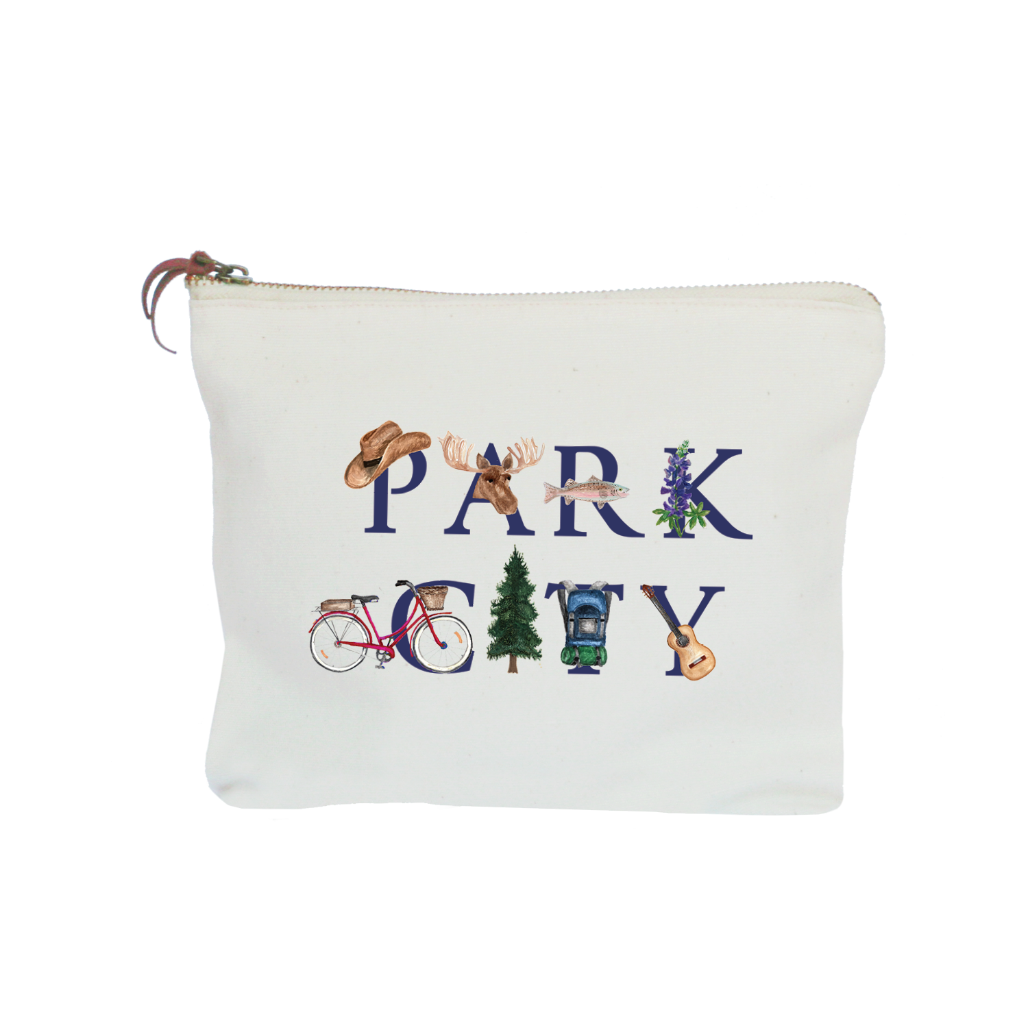 park city summer zipper pouch