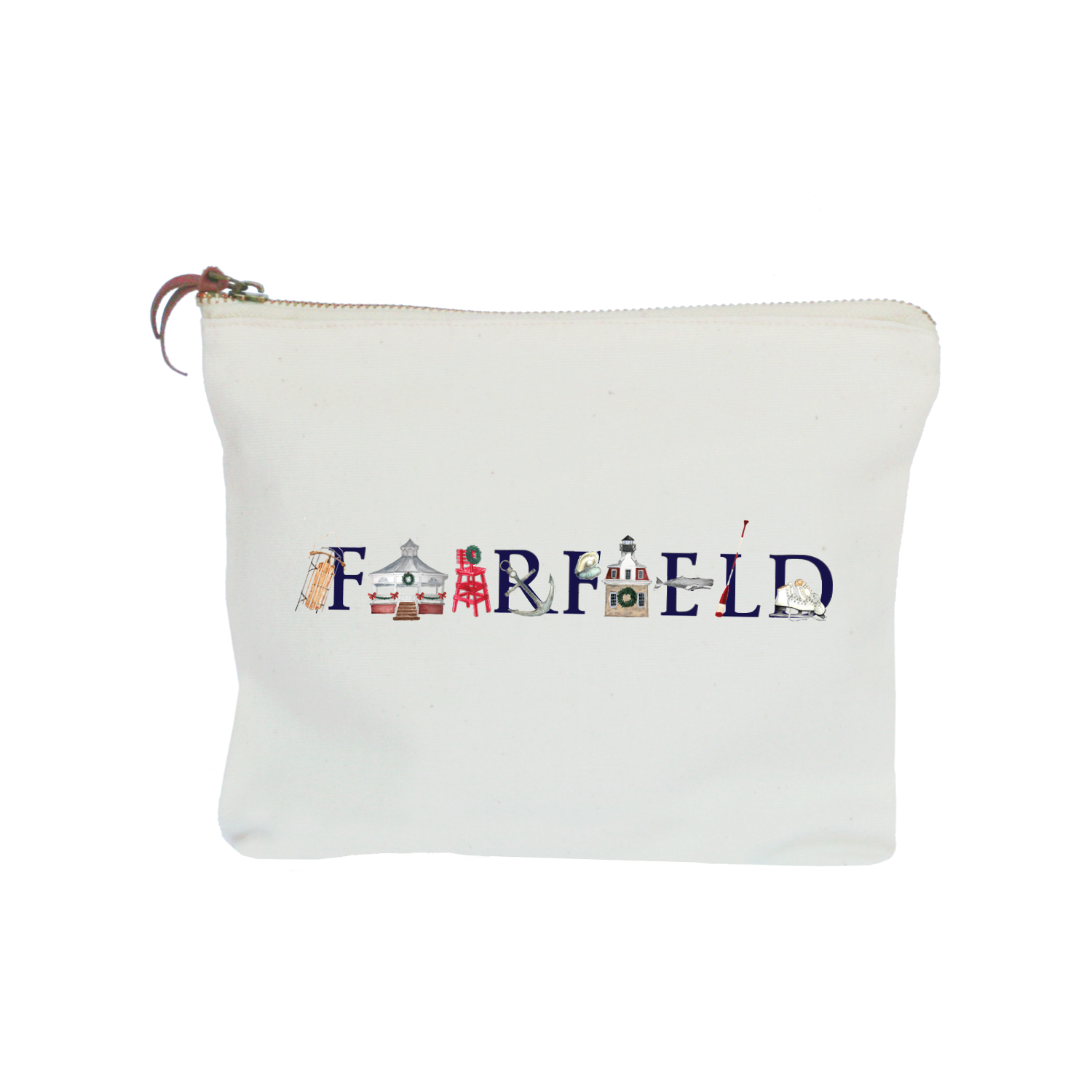 fairfield ct holiday zipper pouch