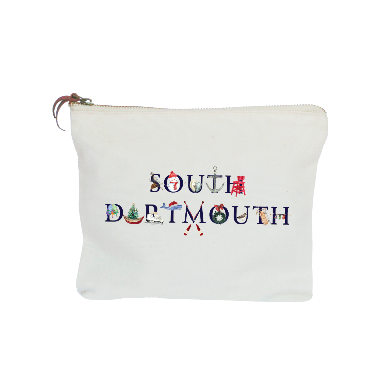 south dartmouth winter zipper pouch