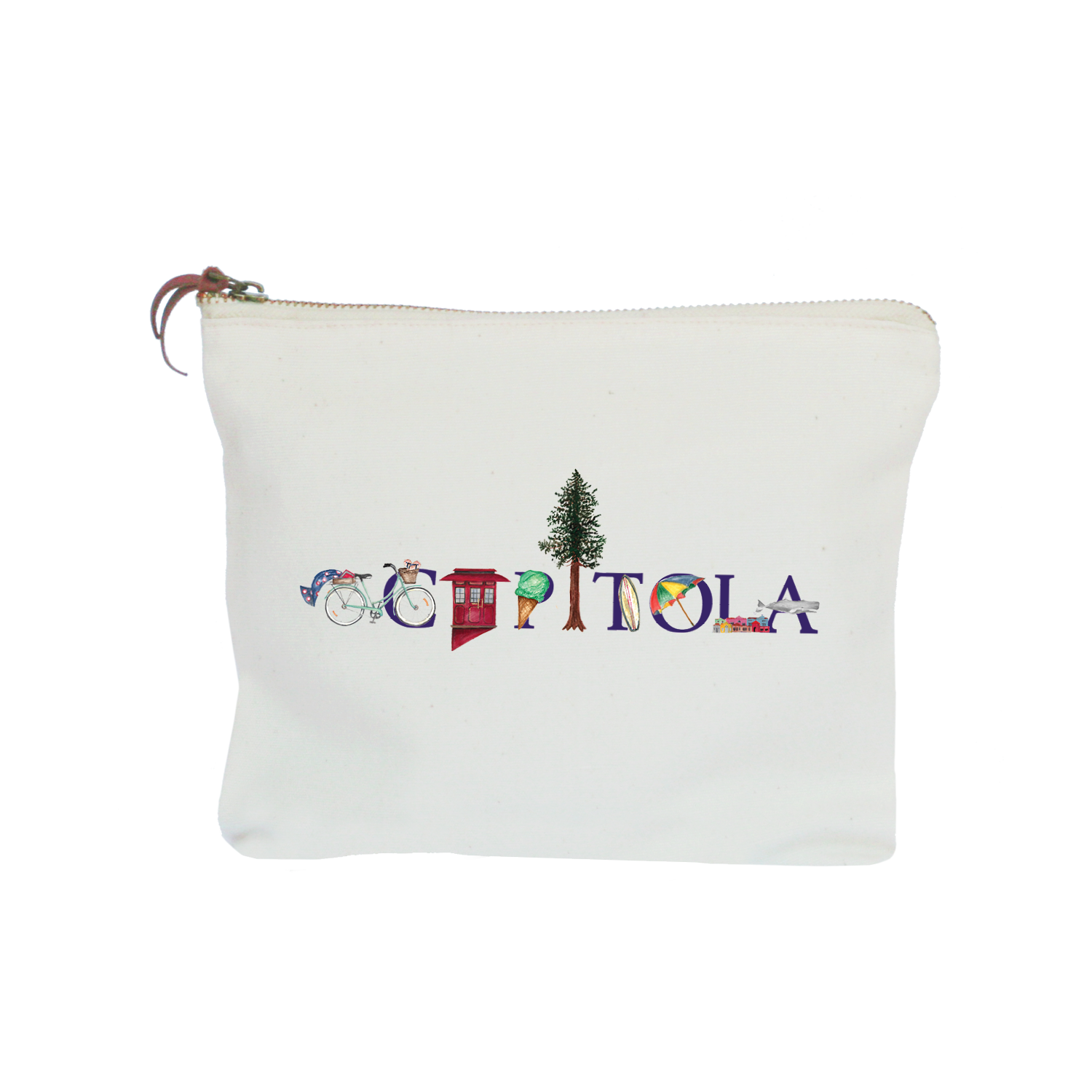 capitola zipper pouch