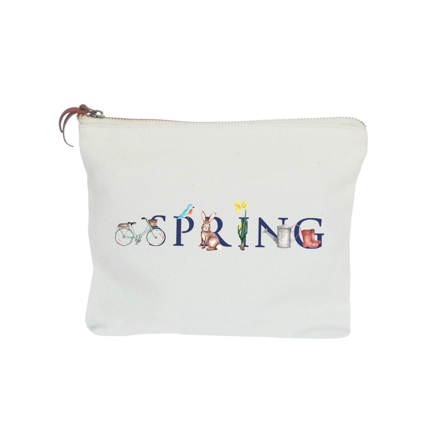 spring zipper pouch