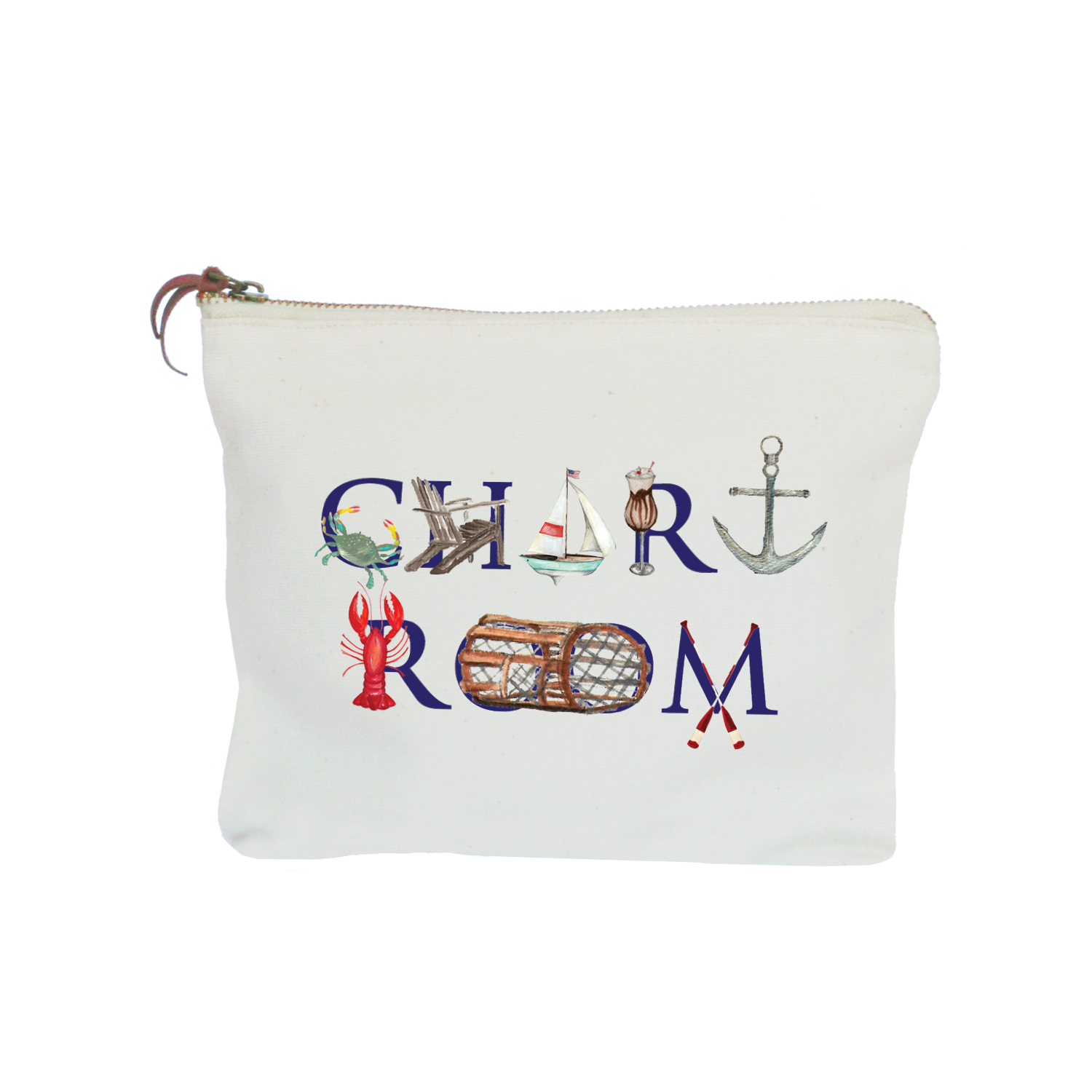 chart room zipper pouch