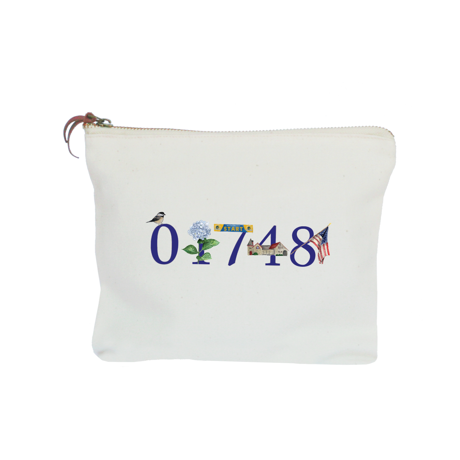 hopkinton zip code 01748 zipper pouch